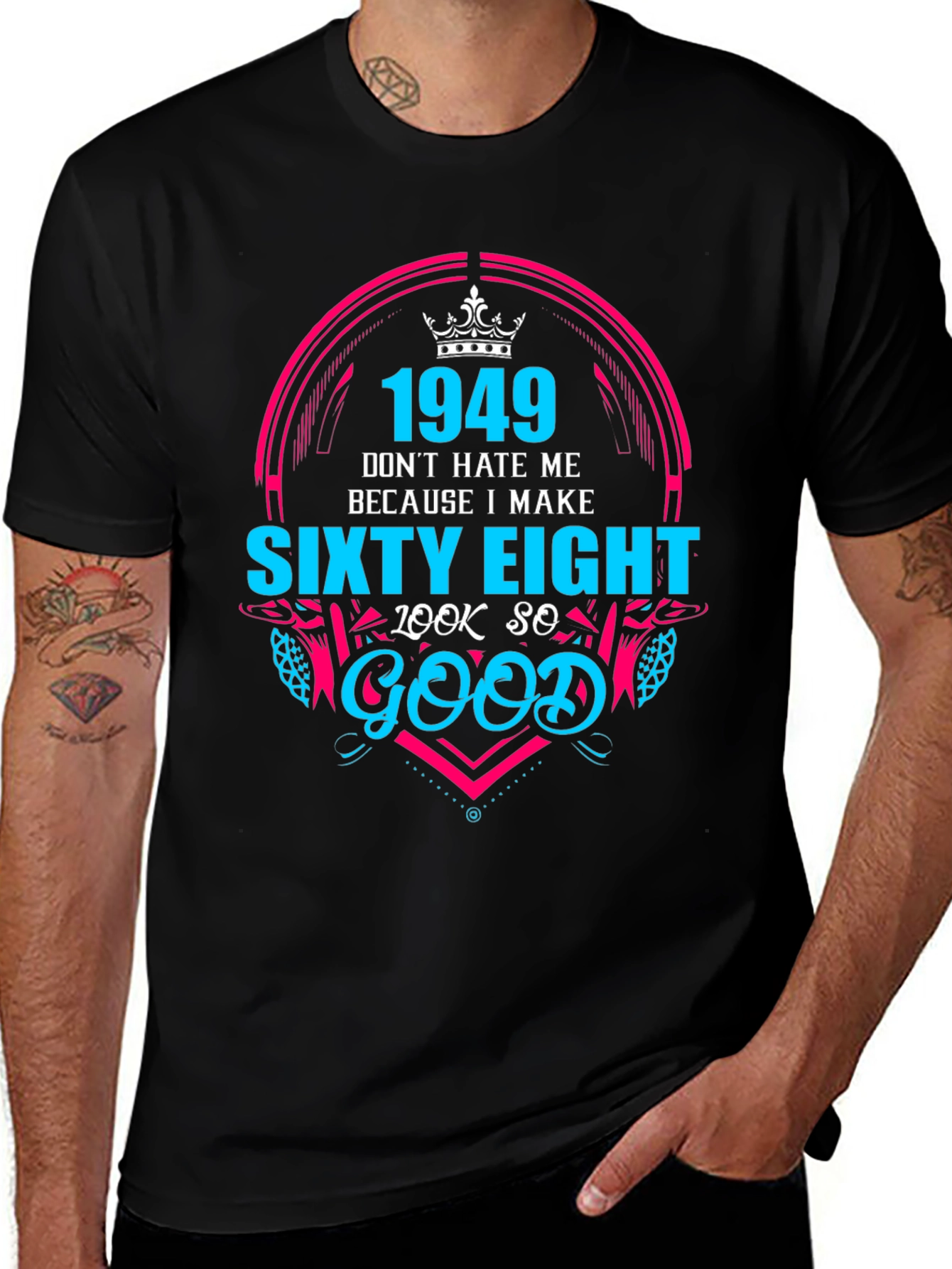 1949 Sixty Eight Birthday Graphic T-Shirt
