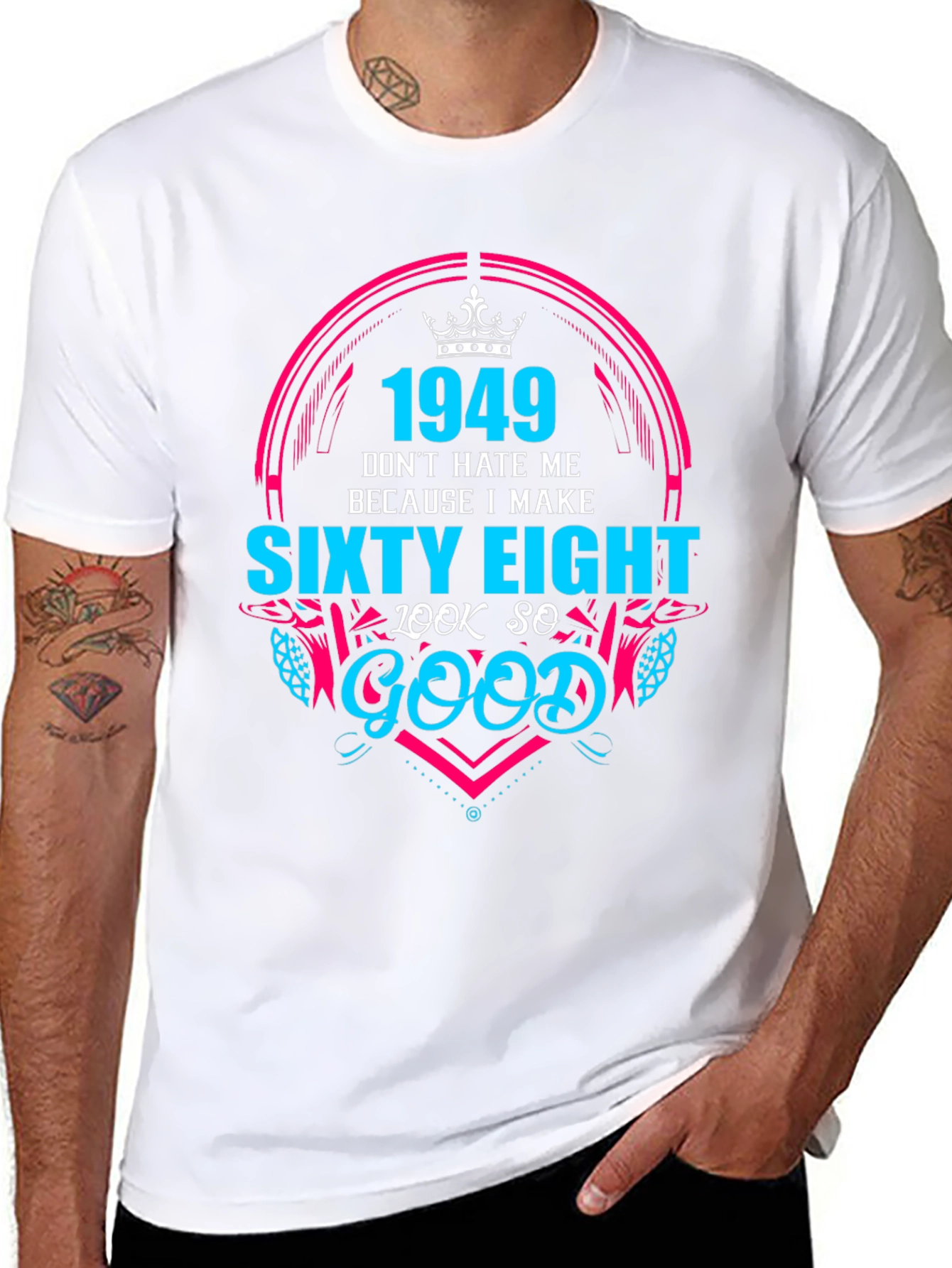 1949 Sixty Eight Birthday Graphic T-Shirt