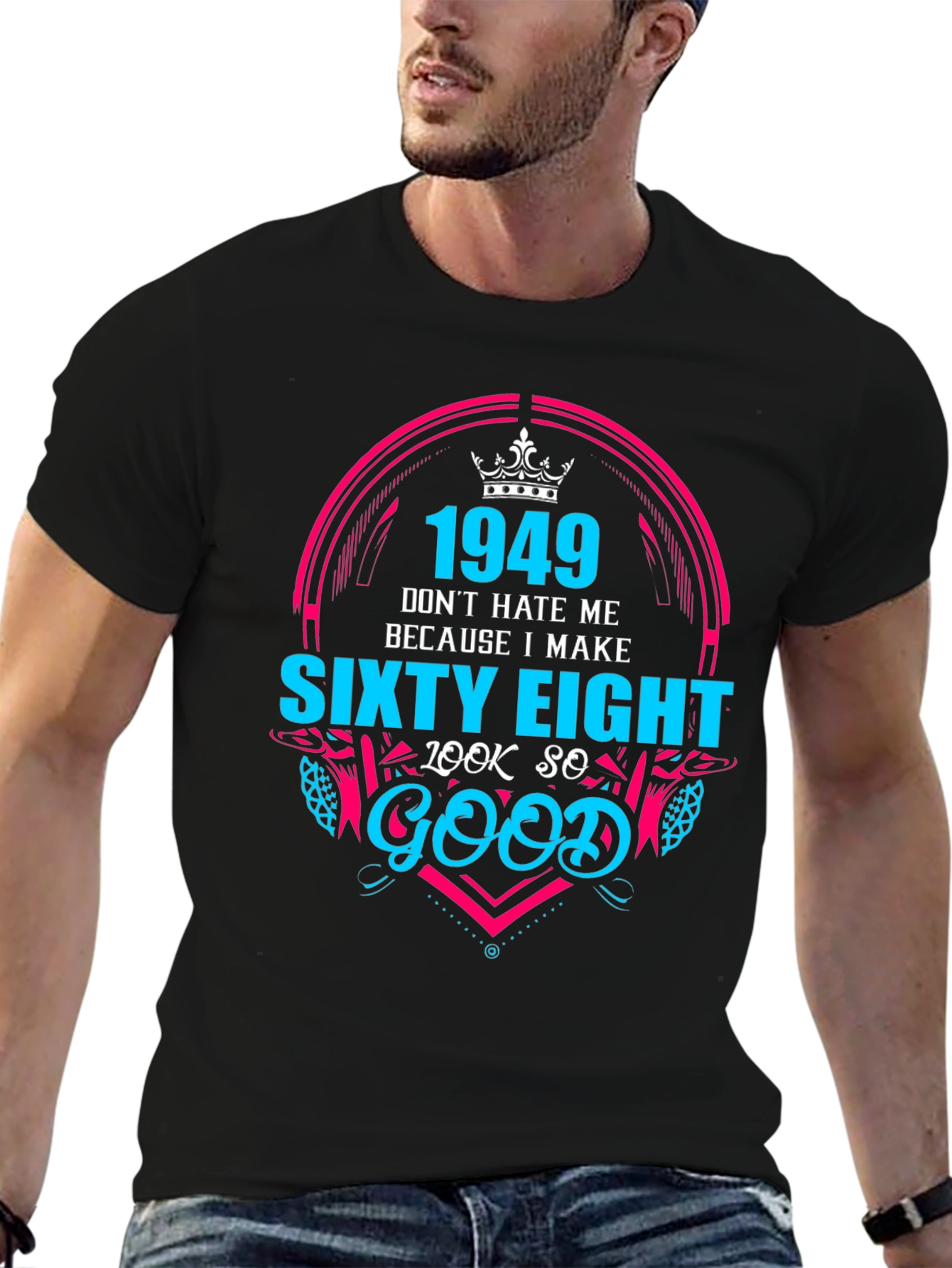 1949 Sixty Eight Birthday Graphic T-Shirt