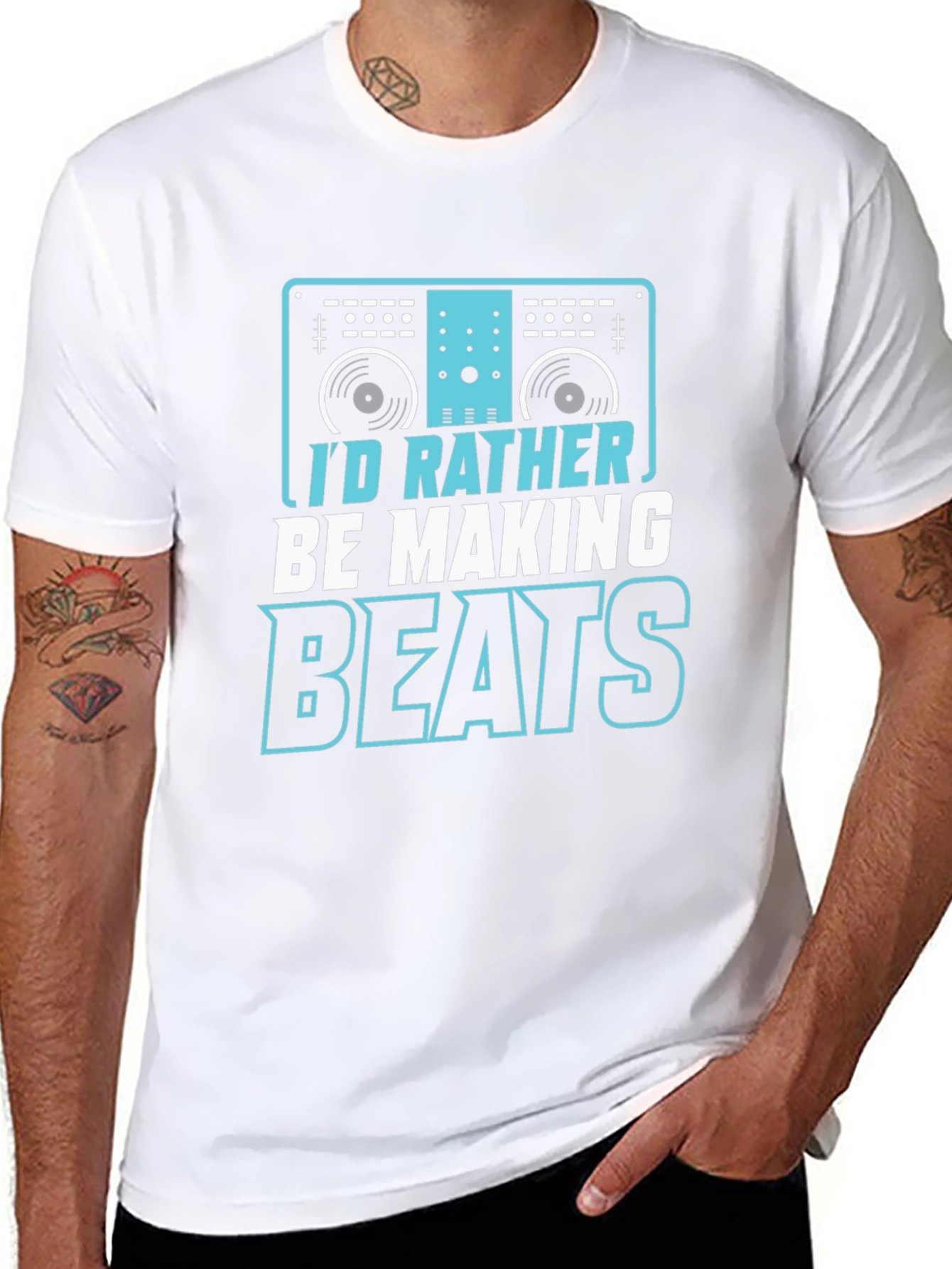 Making Beats T-Shirt - DJ Music Lover Tee