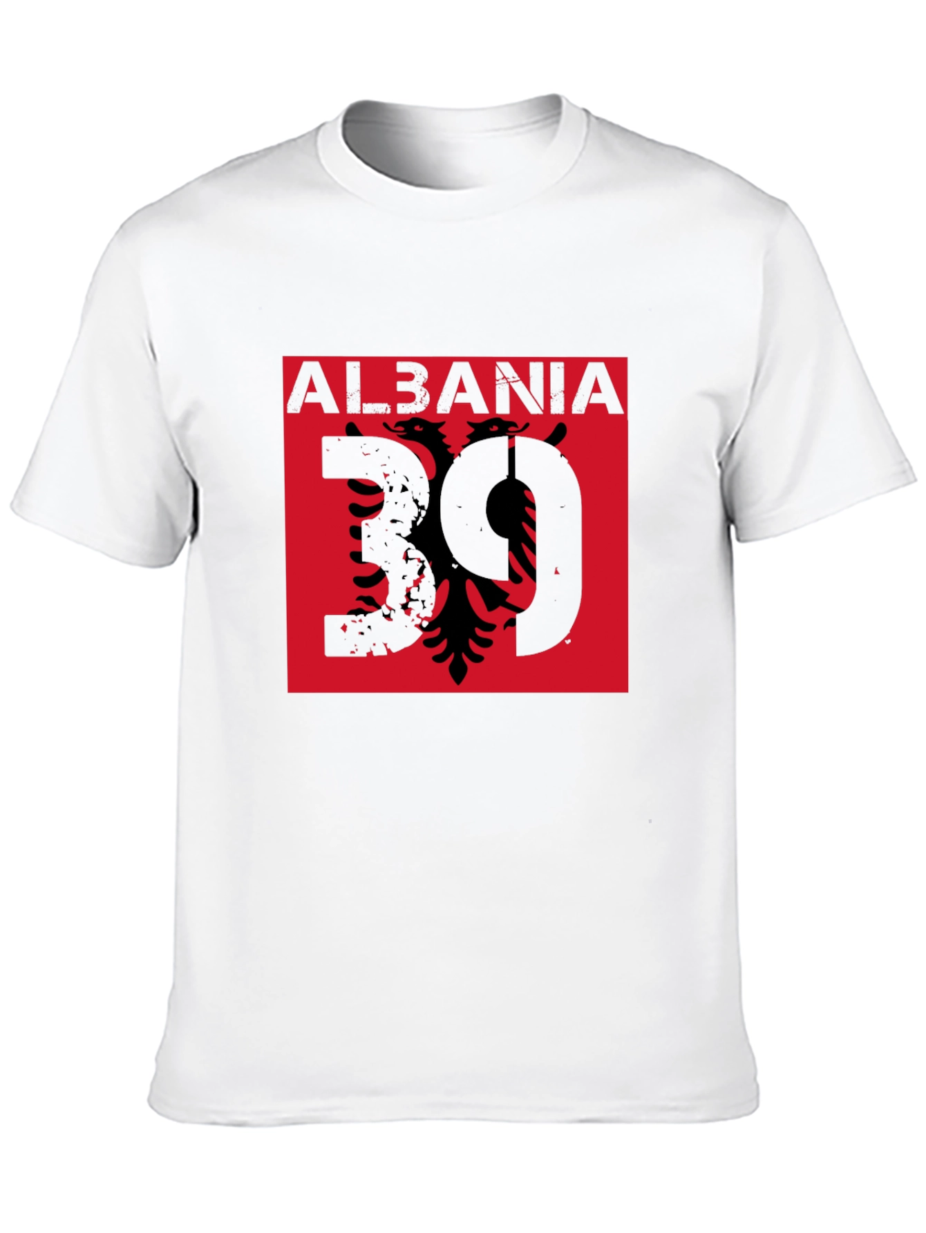 Albania Eagle Graphic Tee - Mens Black Shirt