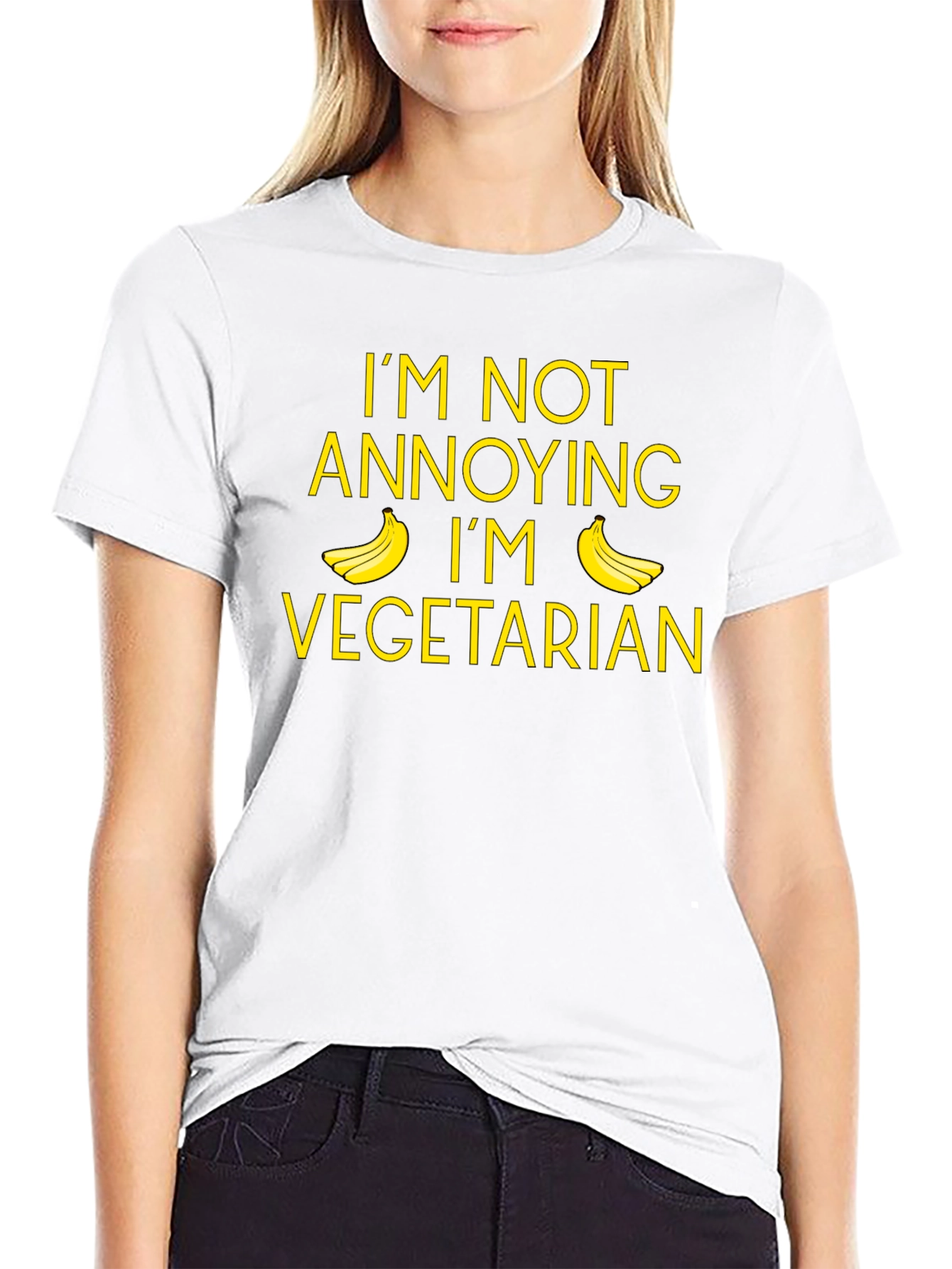 Funny Vegetarian T-Shirt - Annoying Banana Graphic Tee