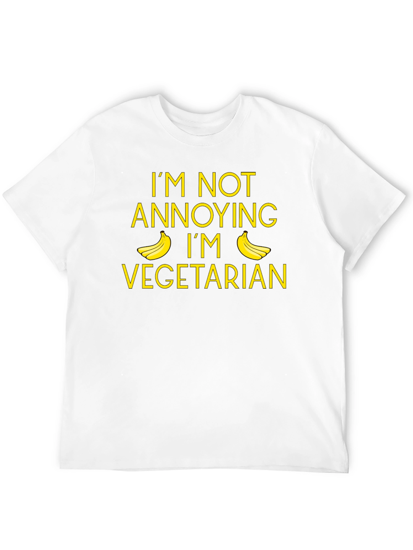 Funny Vegetarian T-Shirt - Annoying Banana Graphic Tee