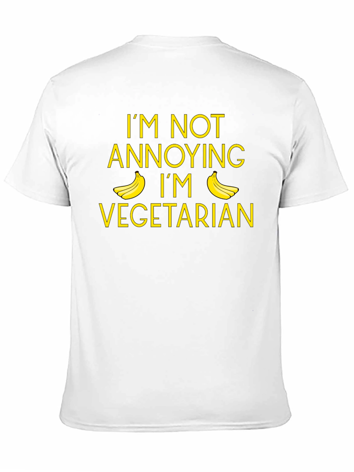 Funny Vegetarian T-Shirt - Annoying Banana Graphic Tee