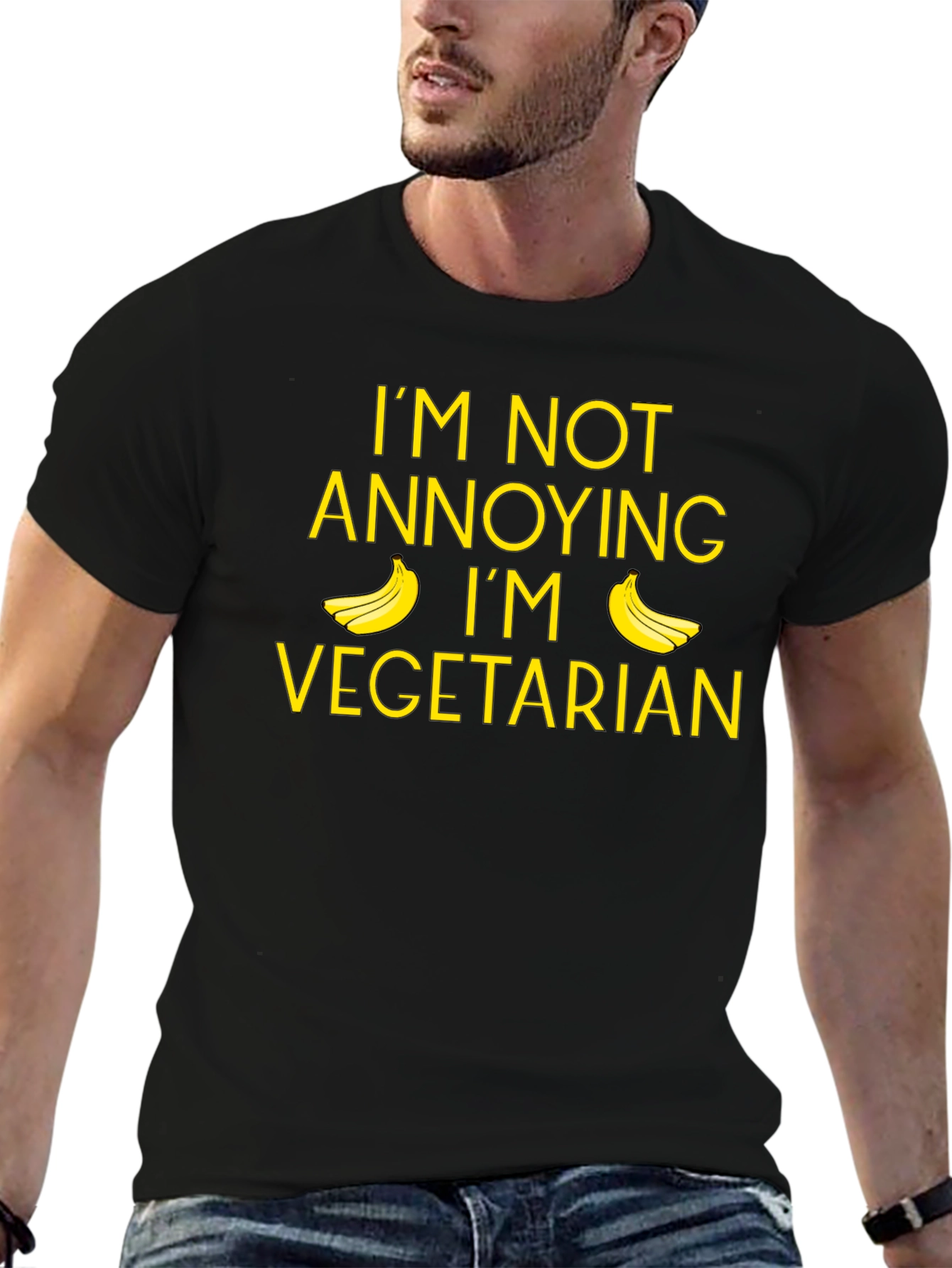 Funny Vegetarian T-Shirt - Annoying Banana Graphic Tee