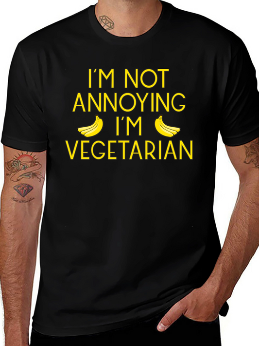 Funny Vegetarian T-Shirt - Annoying Banana Graphic Tee