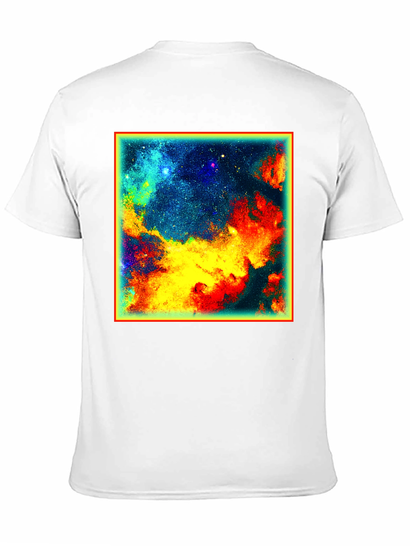 Nebula Galaxy Graphic Tee - Mens Black T-Shirt
