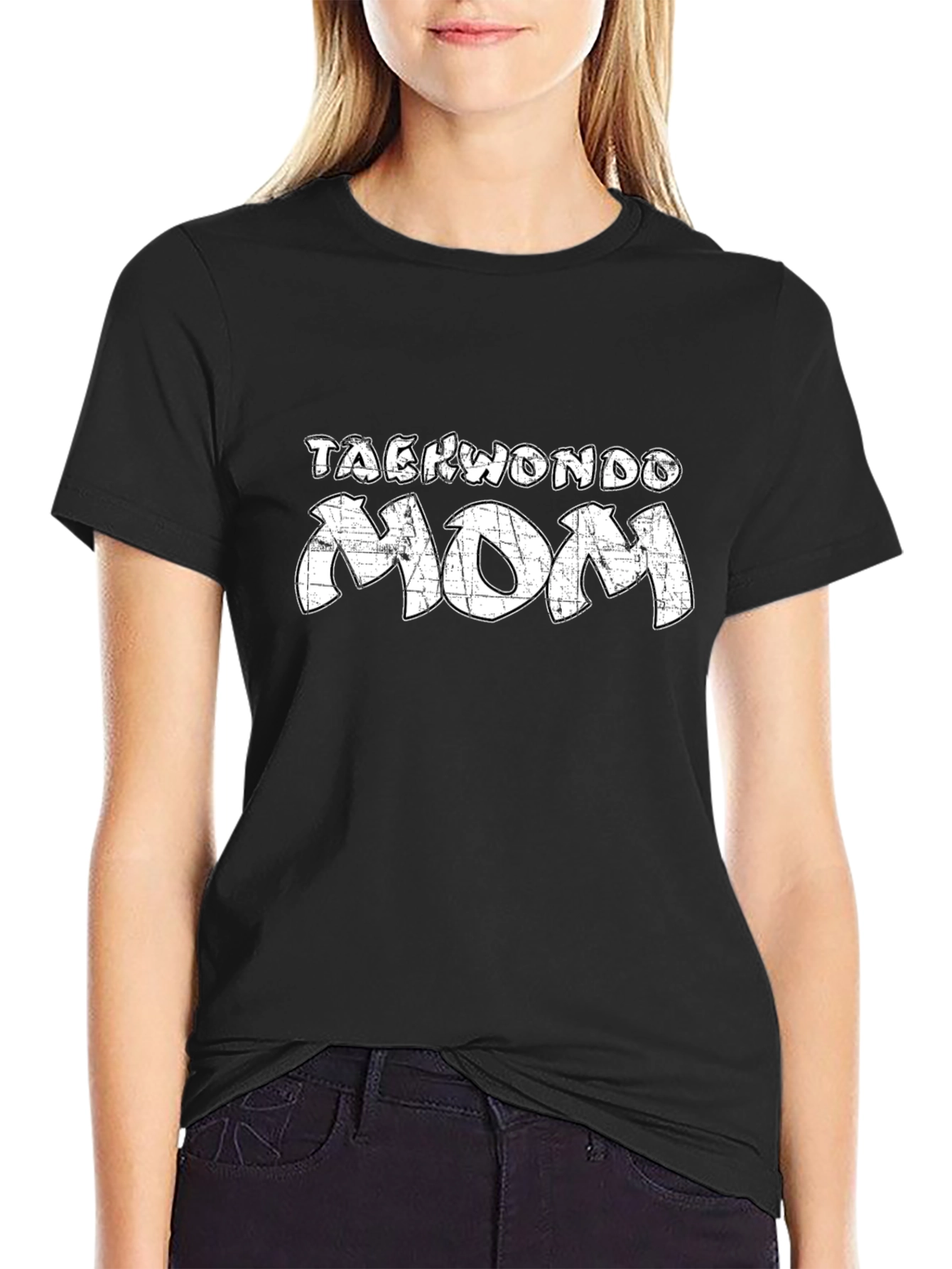 Taekwondo Mom Graphic T-Shirt