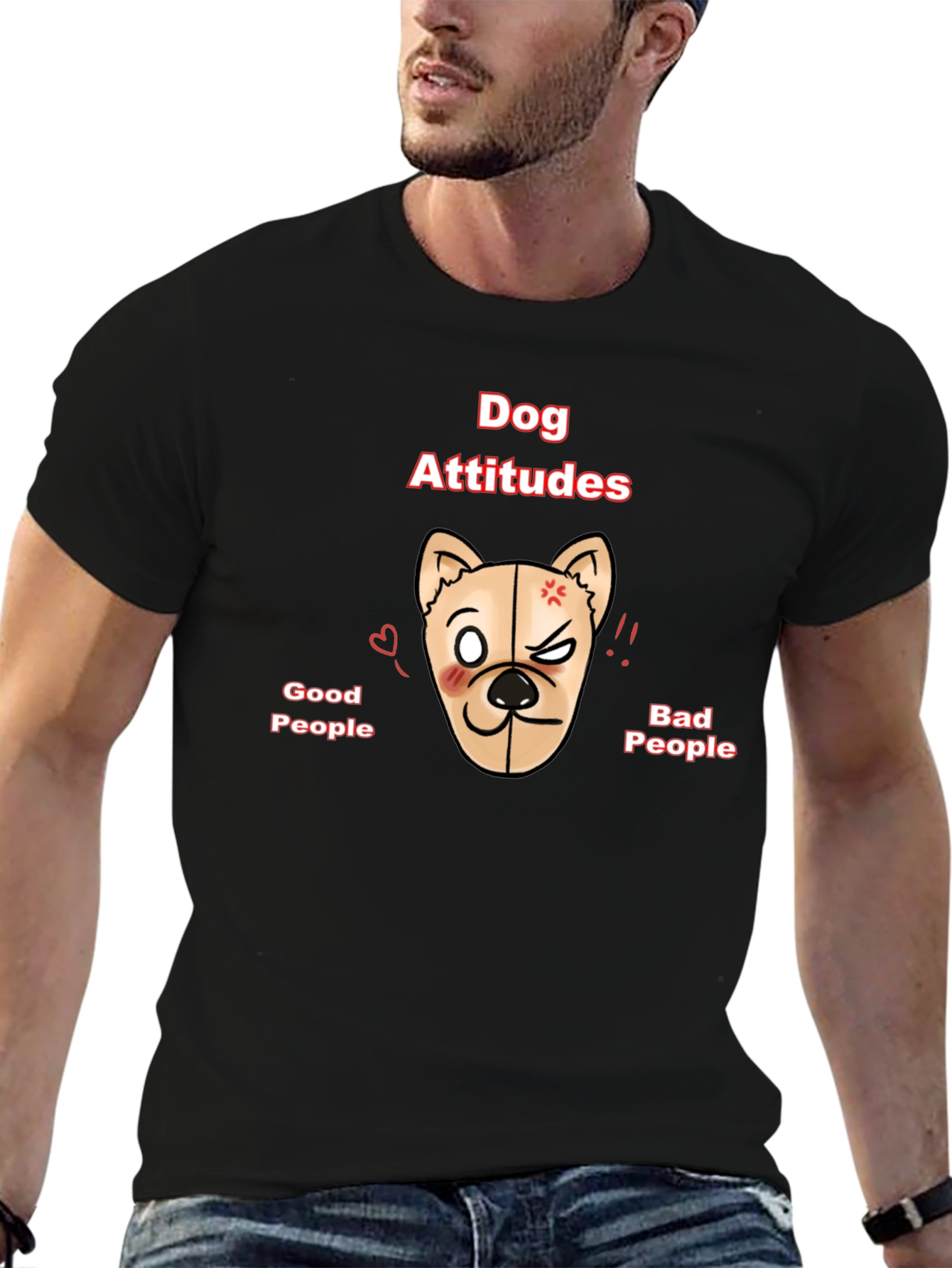 Dog Attitudes Graphic T-Shirt