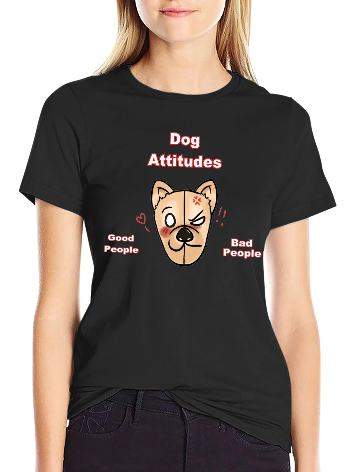 Dog Attitudes Graphic T-Shirt