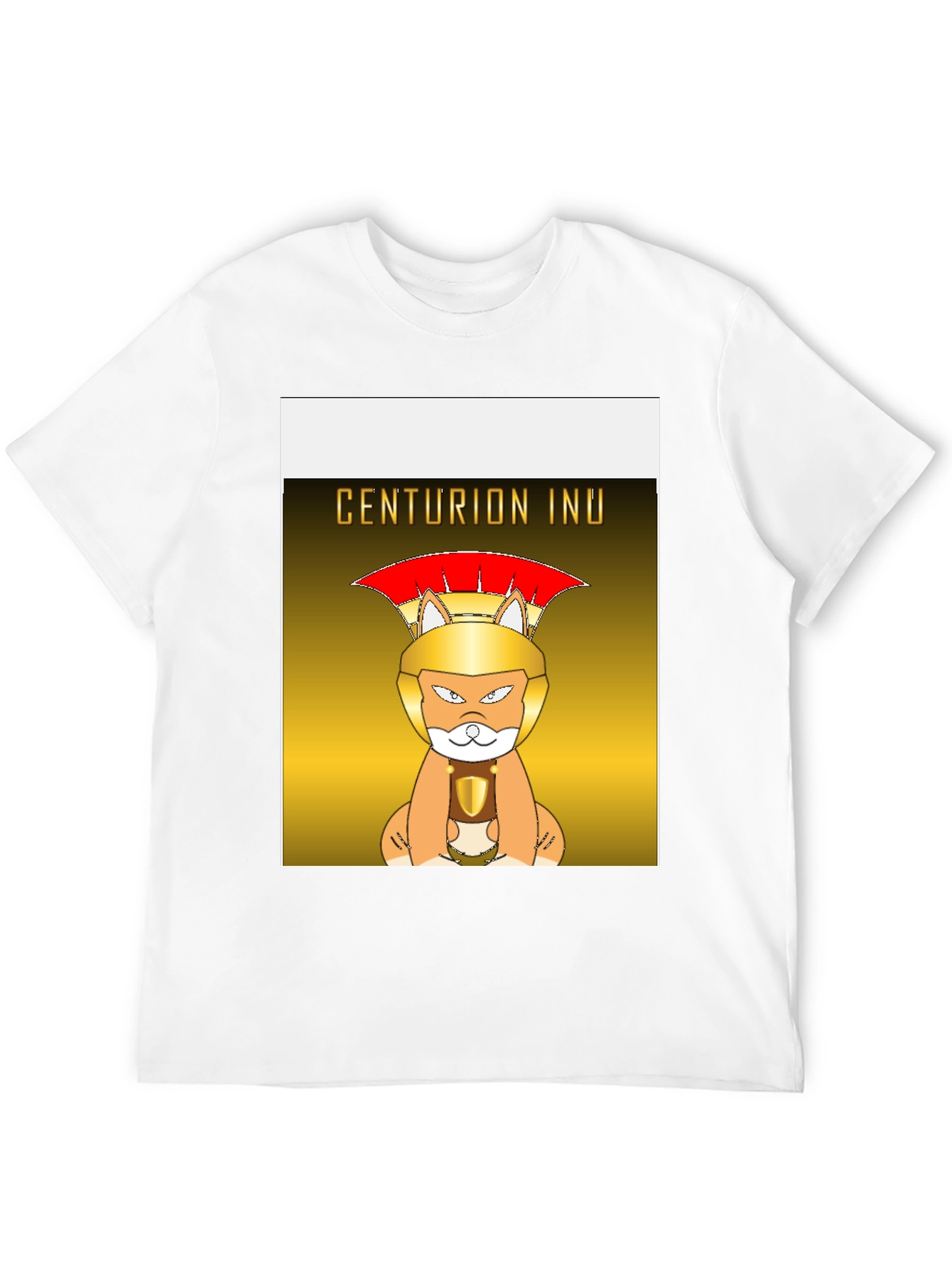 Centurion Inu Graphic T-Shirt - Black Cotton Tee