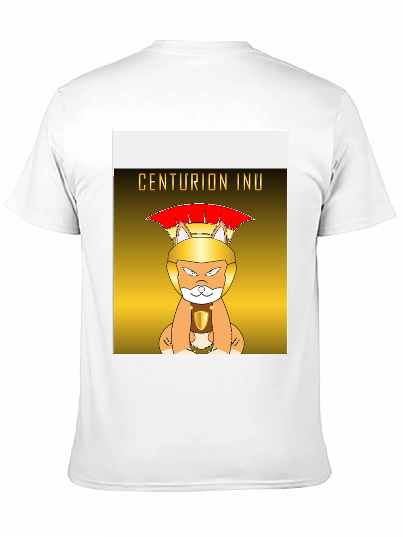 Centurion Inu Graphic T-Shirt - Black Cotton Tee
