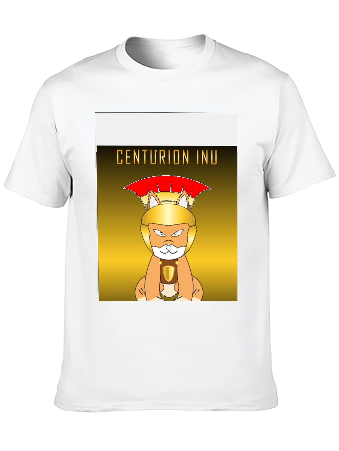 Centurion Inu Graphic T-Shirt - Black Cotton Tee