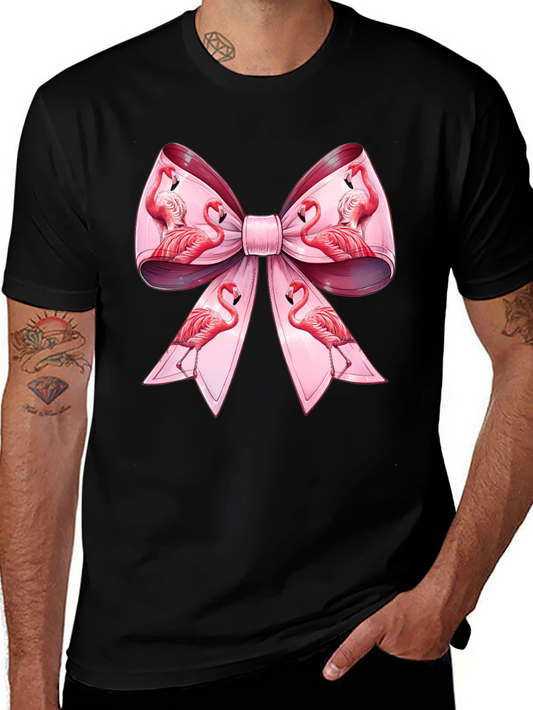 Flamingo Bow Graphic Tee