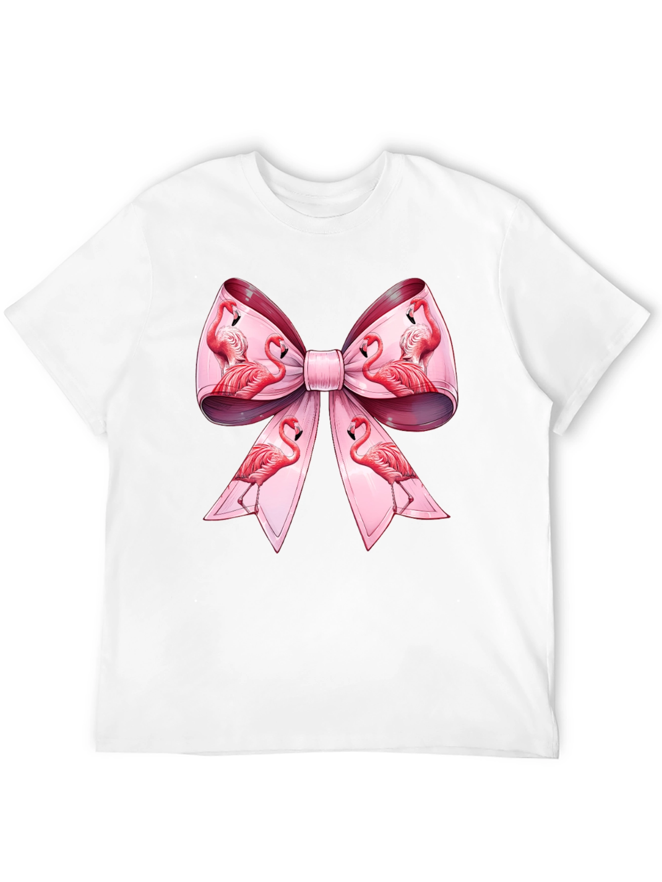 Flamingo Bow Graphic Tee