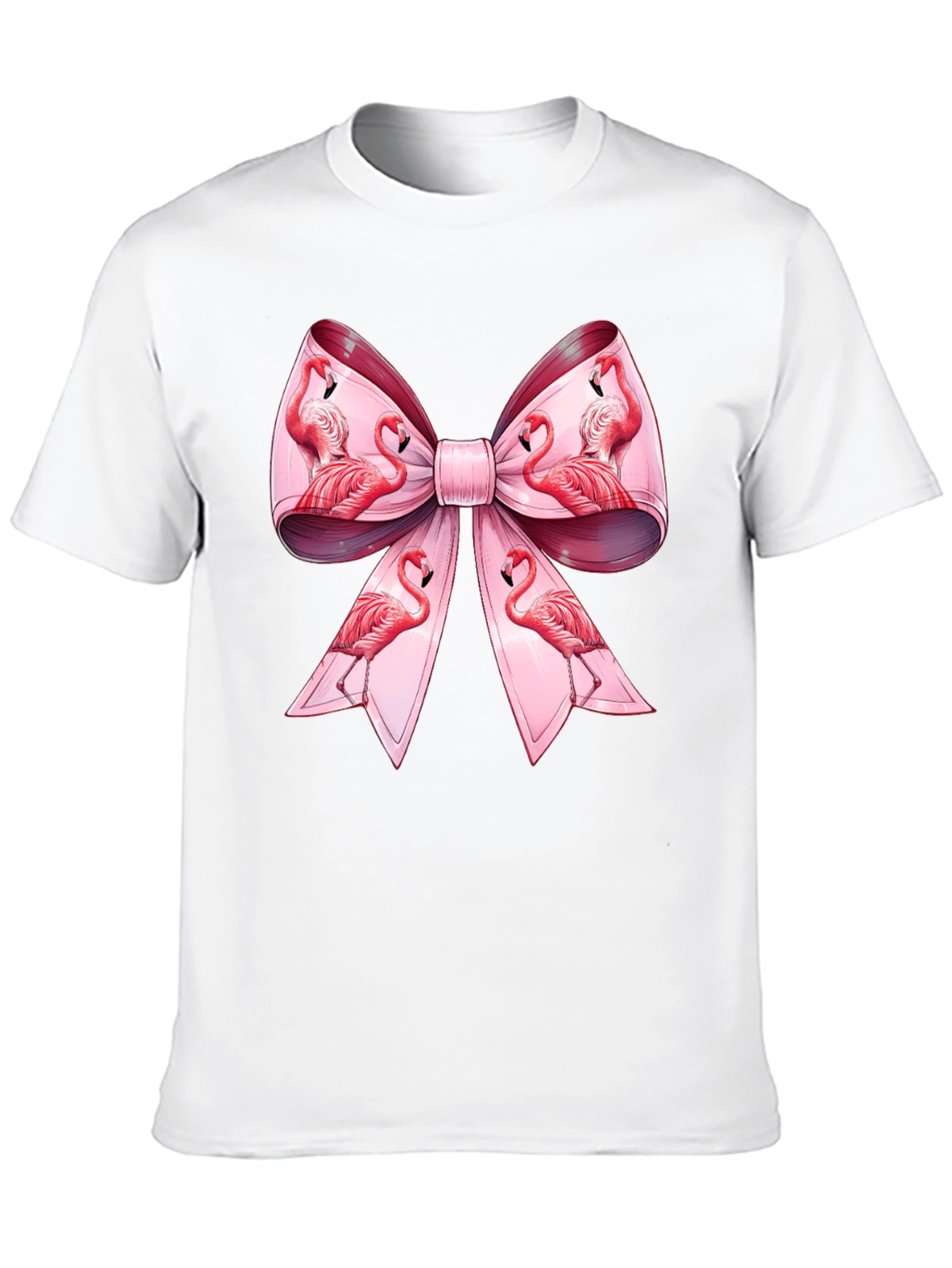 Flamingo Bow Graphic Tee