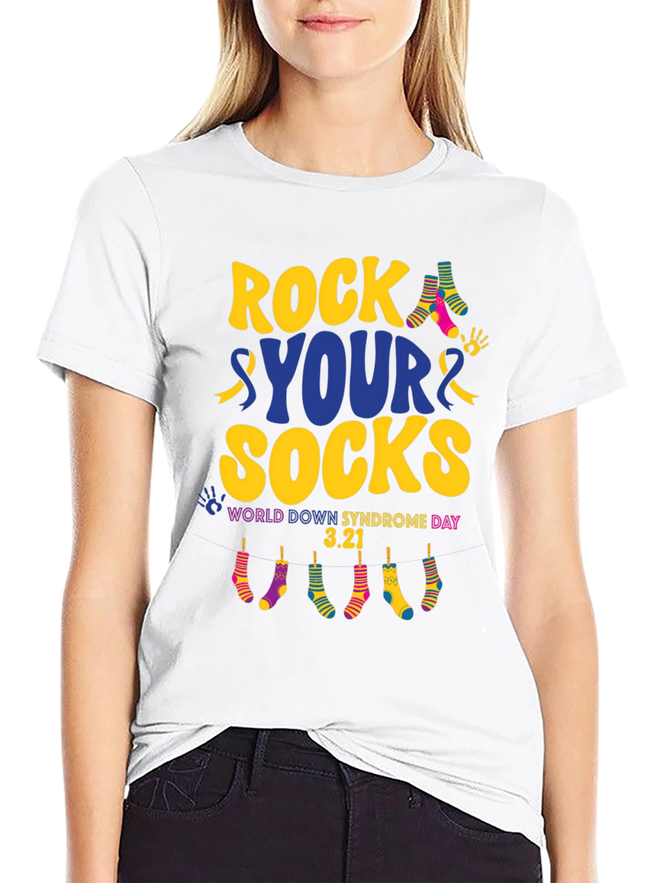 Rock Your Socks Down Syndrome T-Shirt