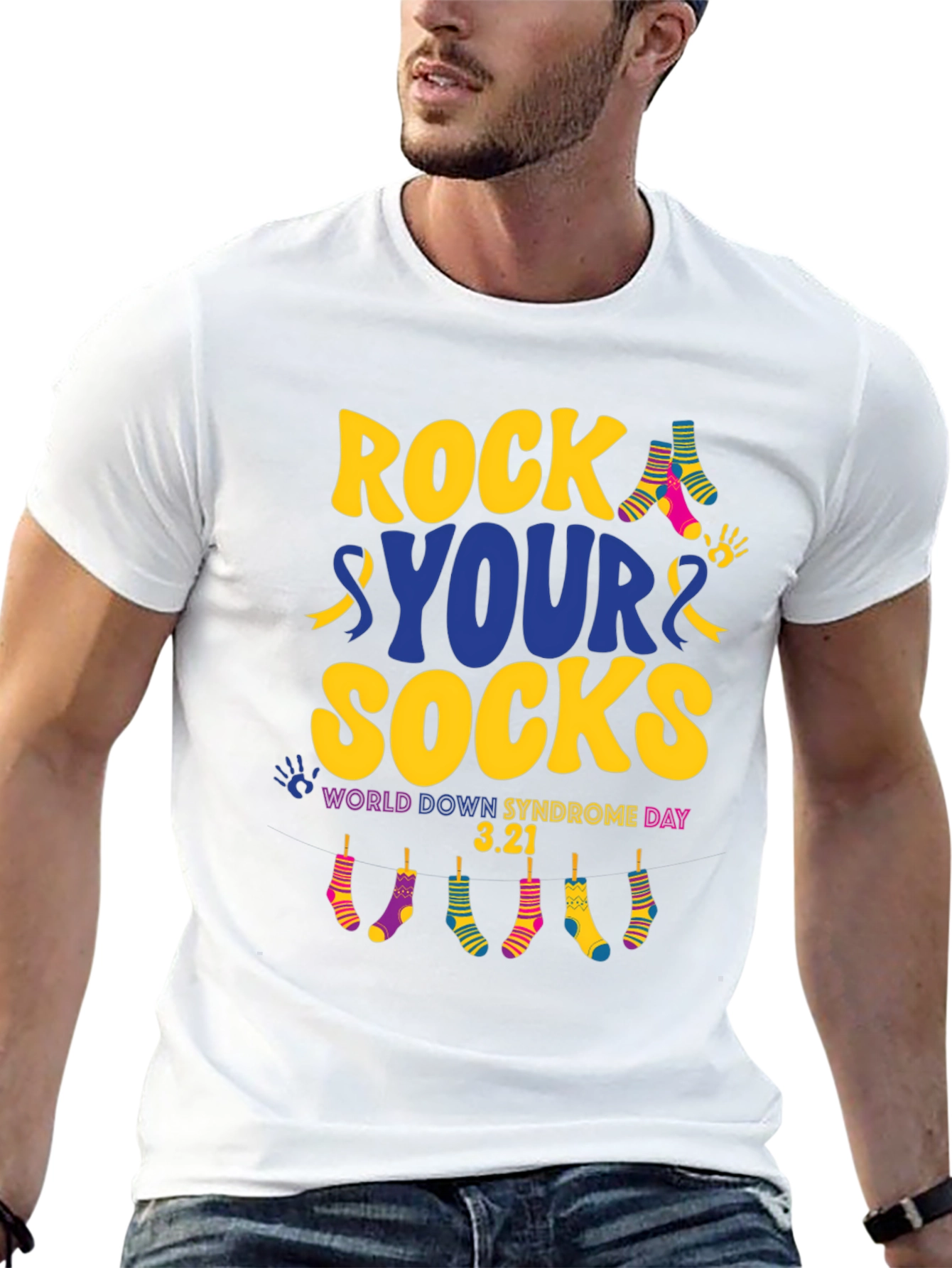 Rock Your Socks Down Syndrome T-Shirt