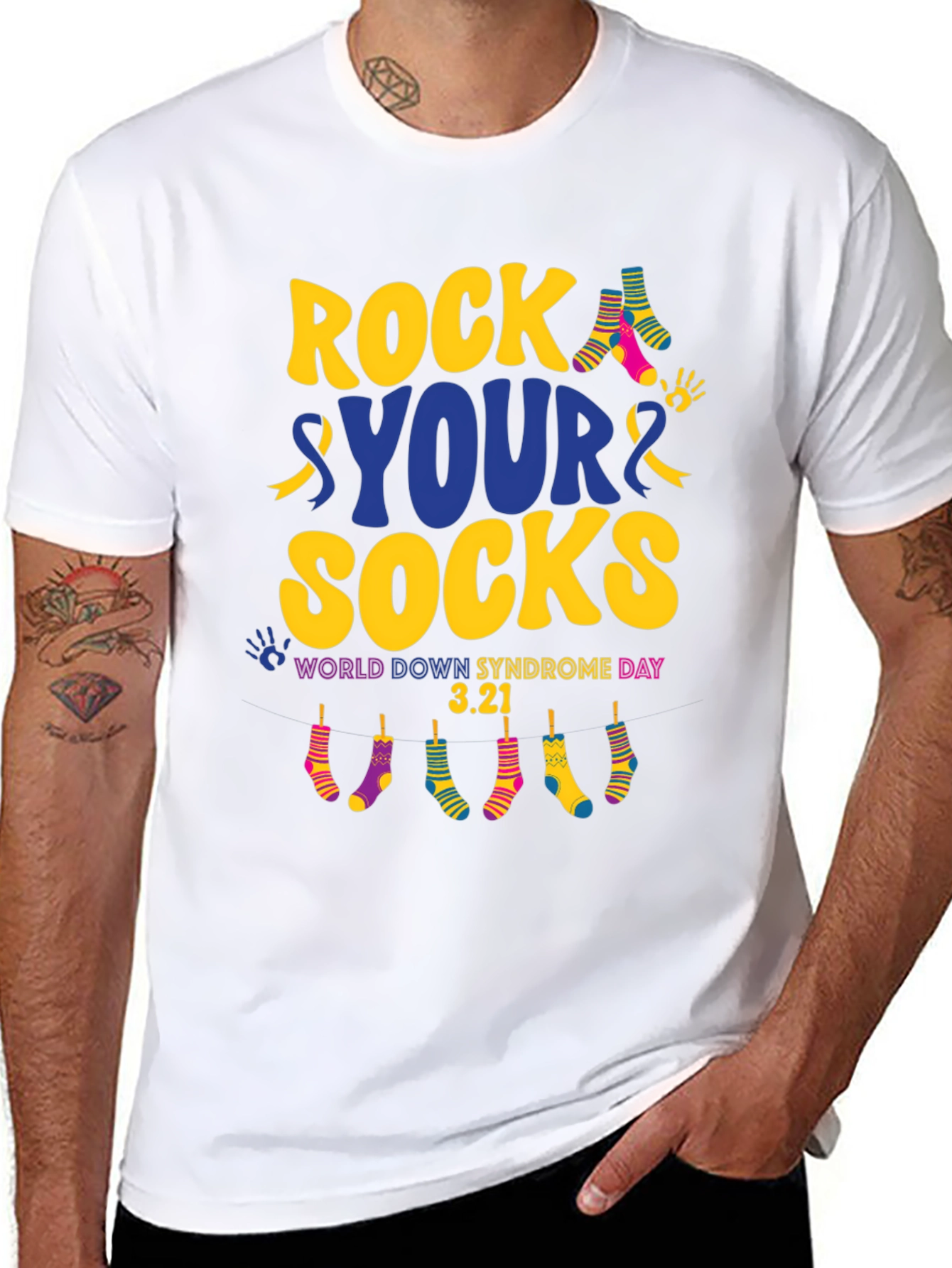 Rock Your Socks Down Syndrome T-Shirt