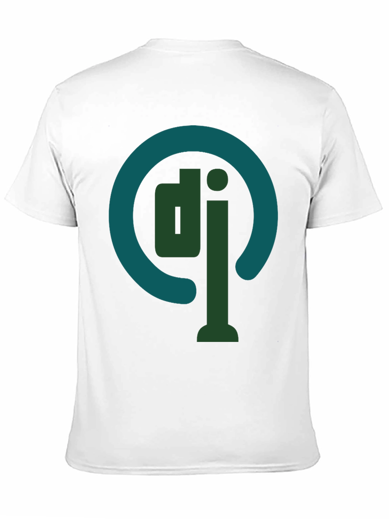 DJ Logo Graphic Tee - Stylish Cotton Blend T-Shirt