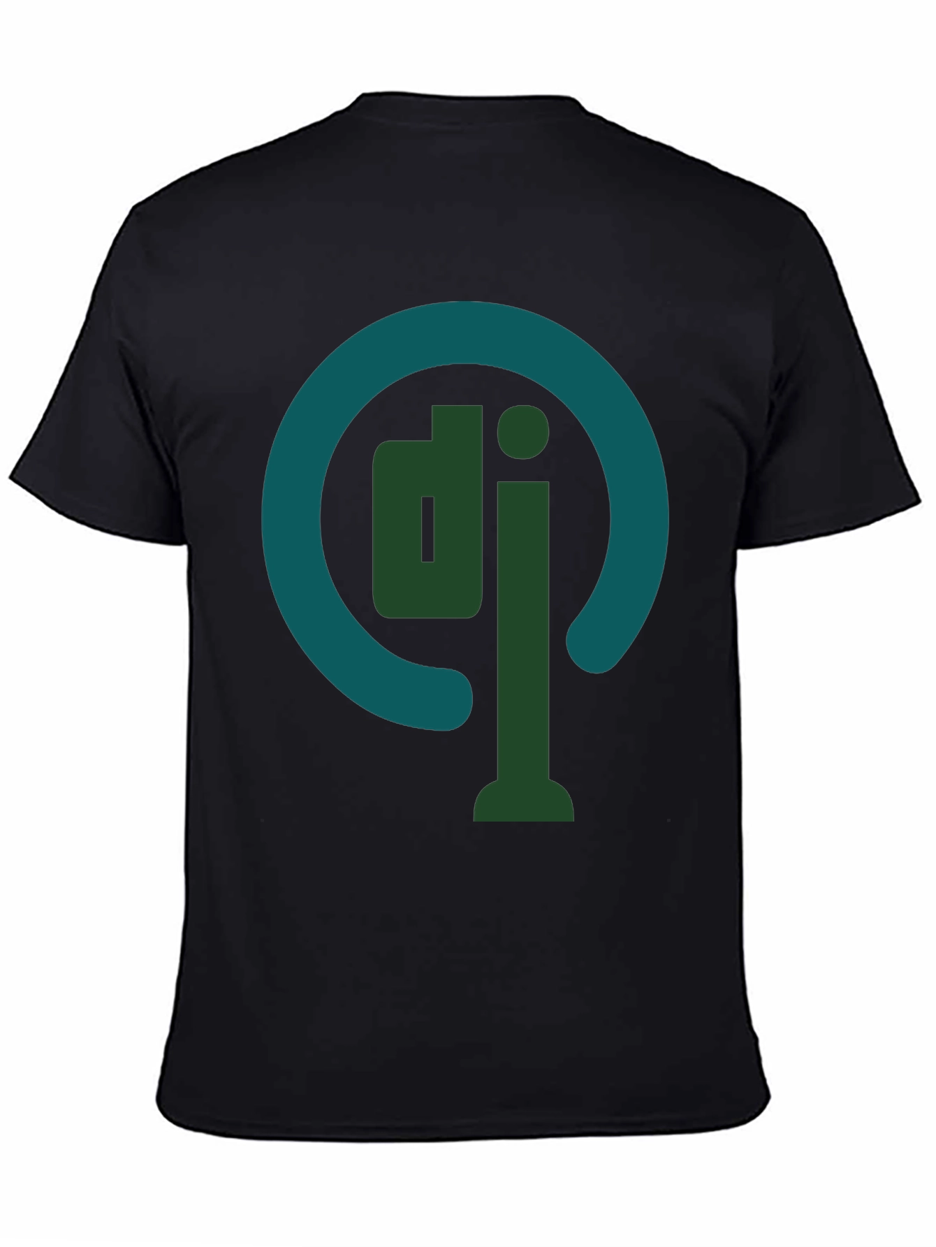 DJ Logo Graphic Tee - Stylish Cotton Blend T-Shirt