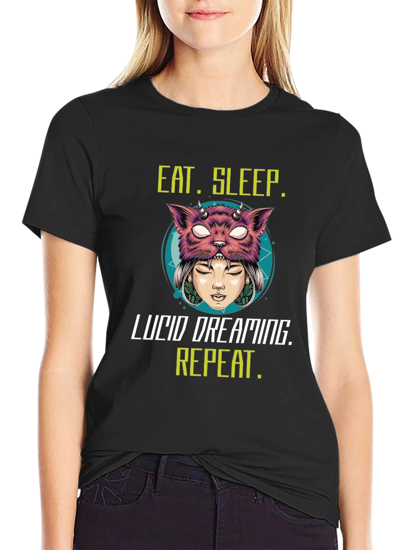 Eat Sleep Lucid Dreaming Graphic T-Shirt