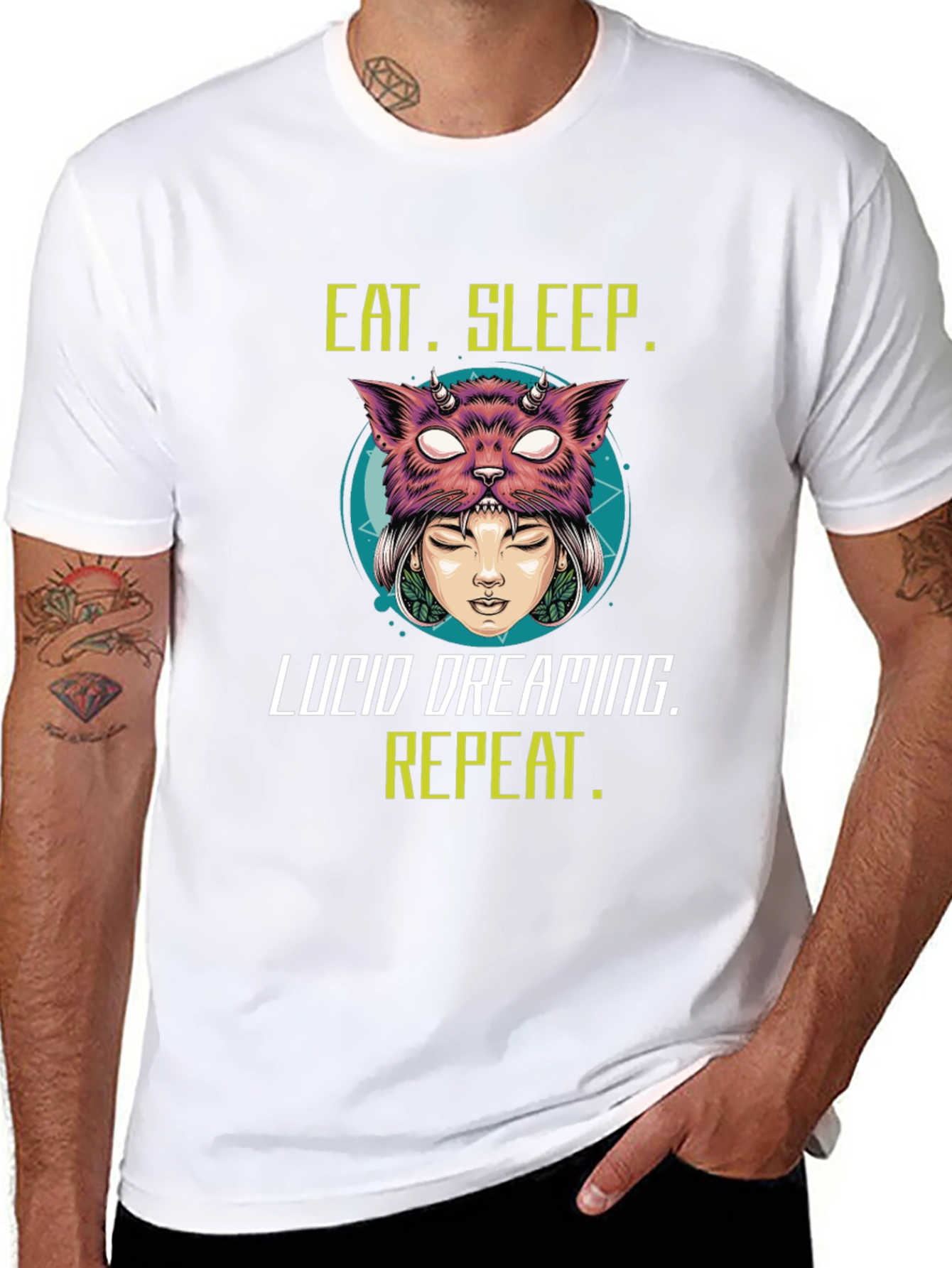 Eat Sleep Lucid Dreaming Graphic T-Shirt
