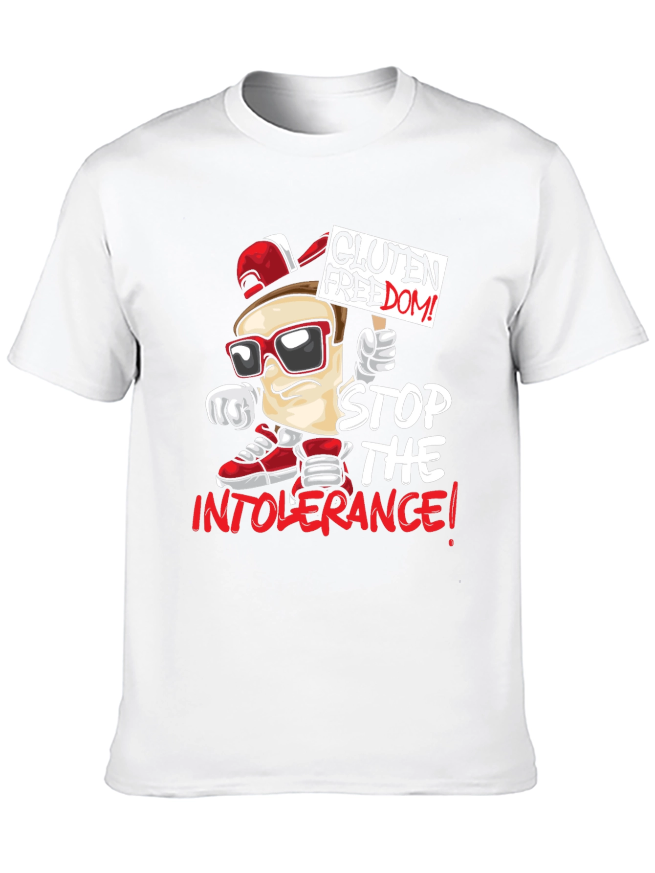 Gluten Freedom T-Shirt - Stop The Intolerance!