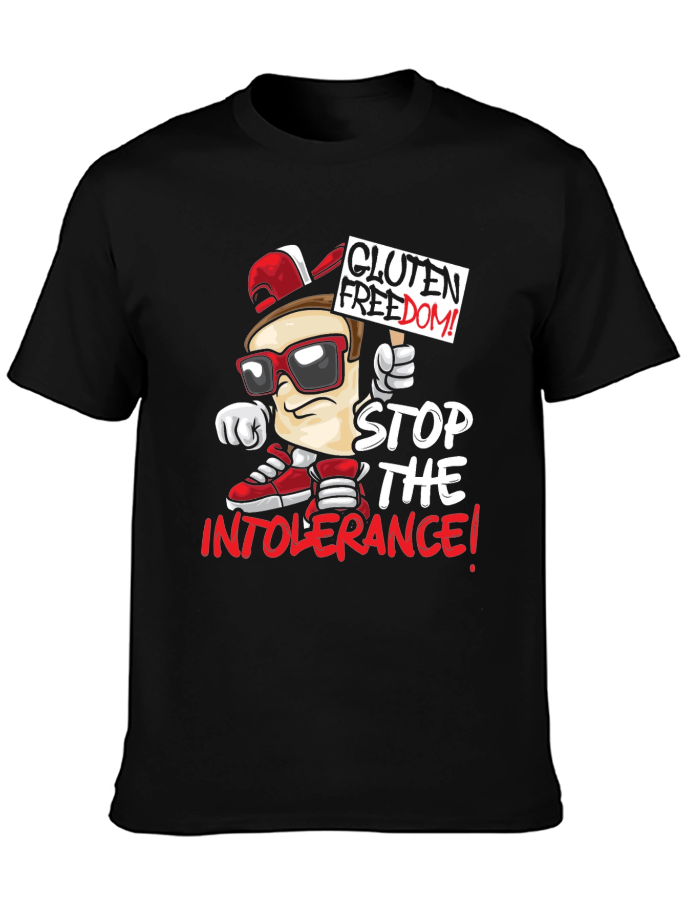 Gluten Freedom T-Shirt - Stop The Intolerance!