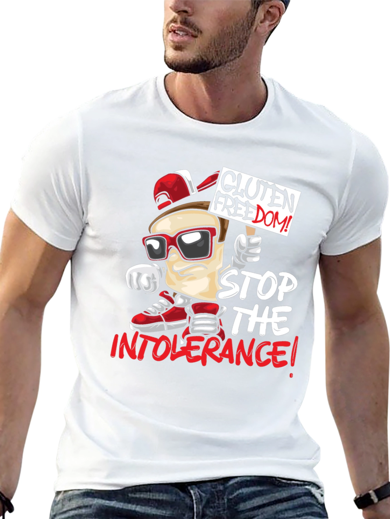 Gluten Freedom T-Shirt - Stop The Intolerance!