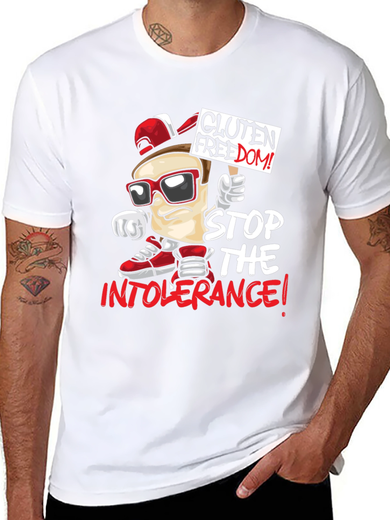 Gluten Freedom T-Shirt - Stop The Intolerance!