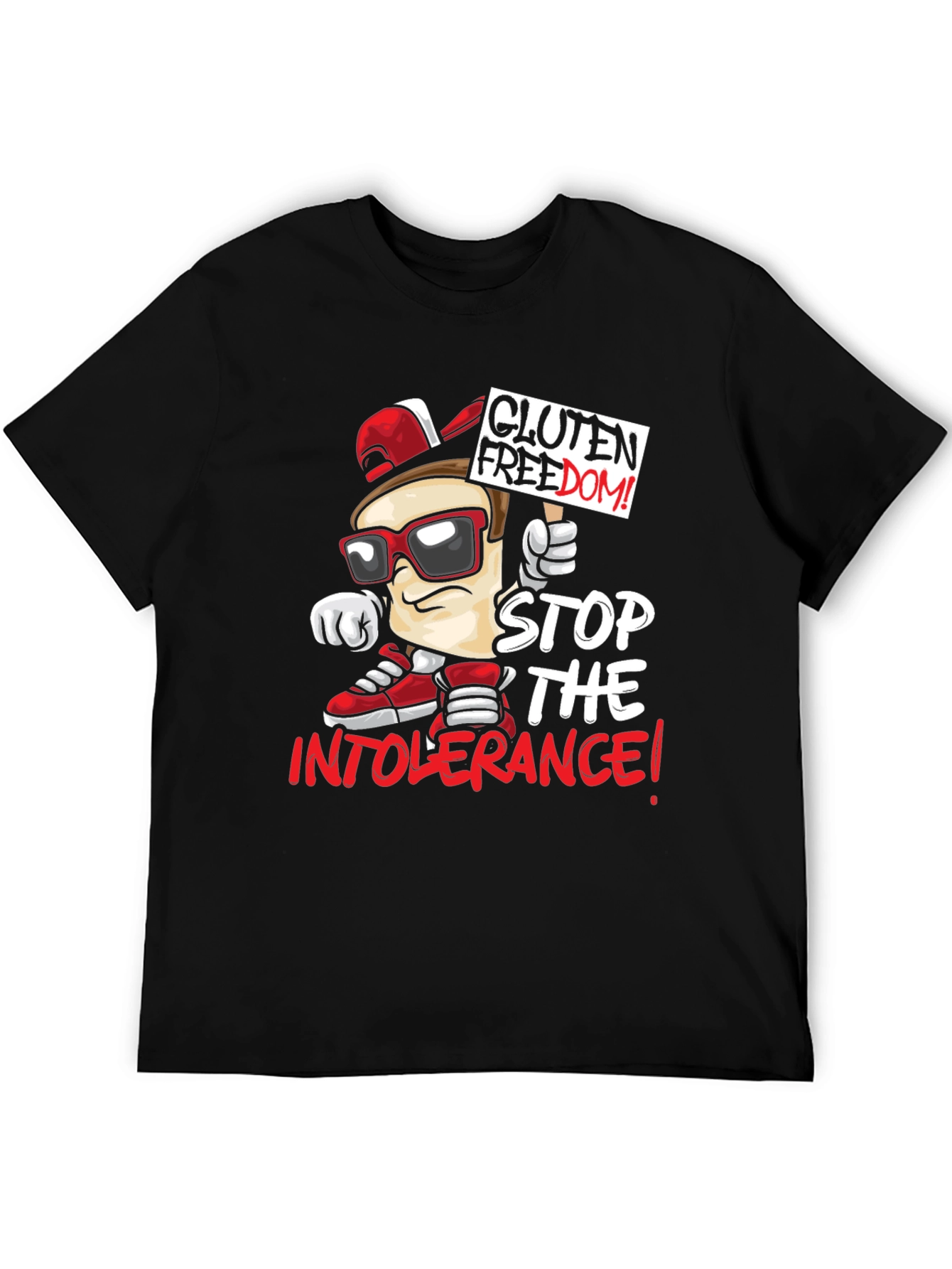 Gluten Freedom T-Shirt - Stop The Intolerance!