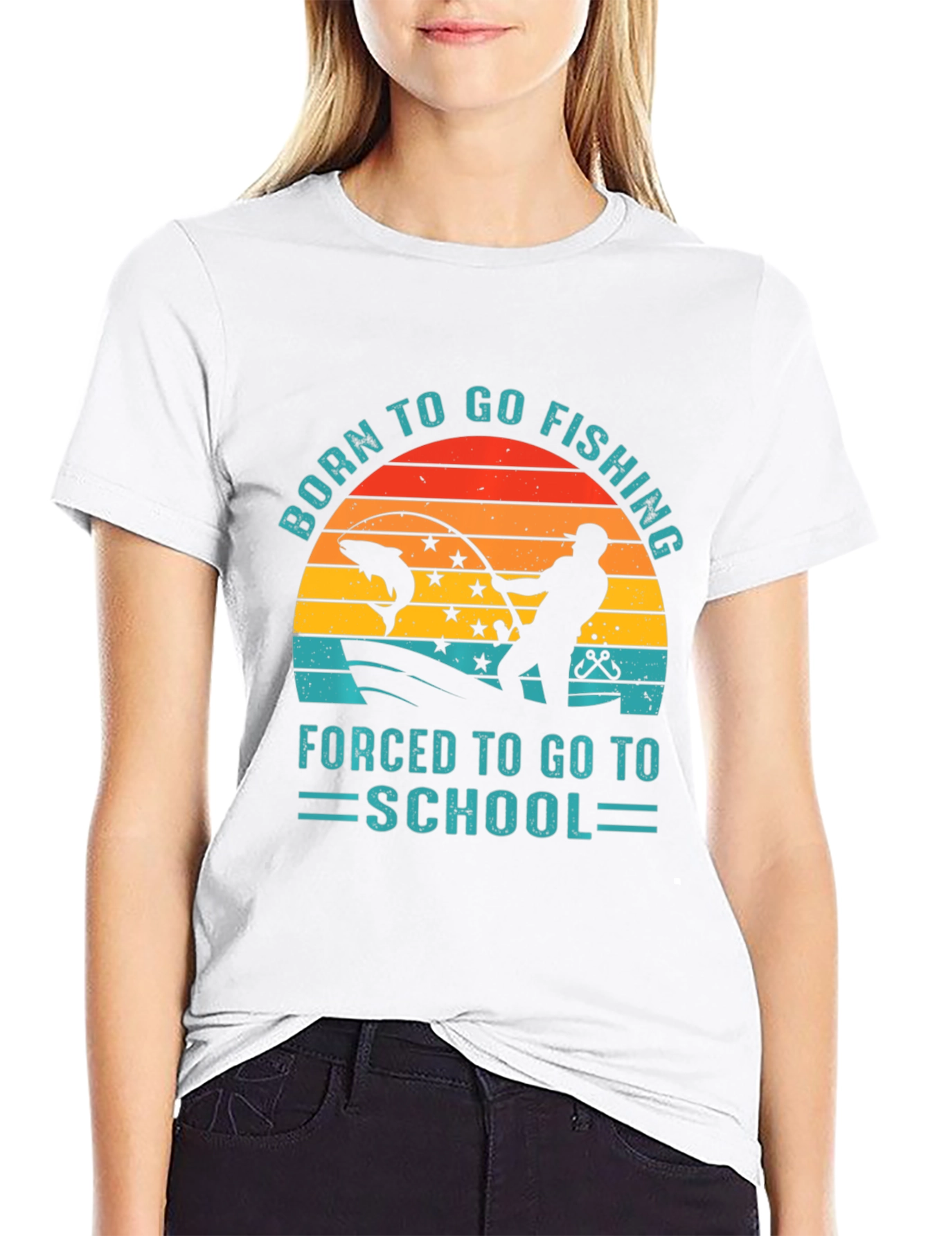 Born to Fish Graphic T-Shirt