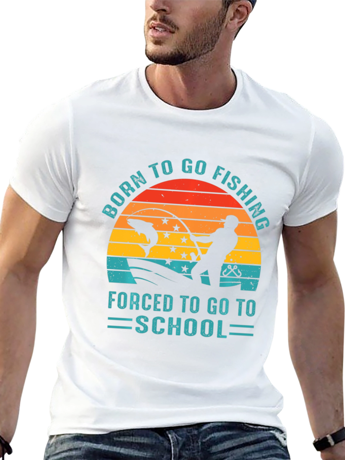 Born to Fish Graphic T-Shirt