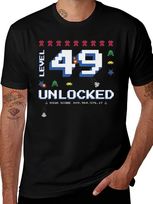 Level 49 Unlocked Gamer T-Shirt