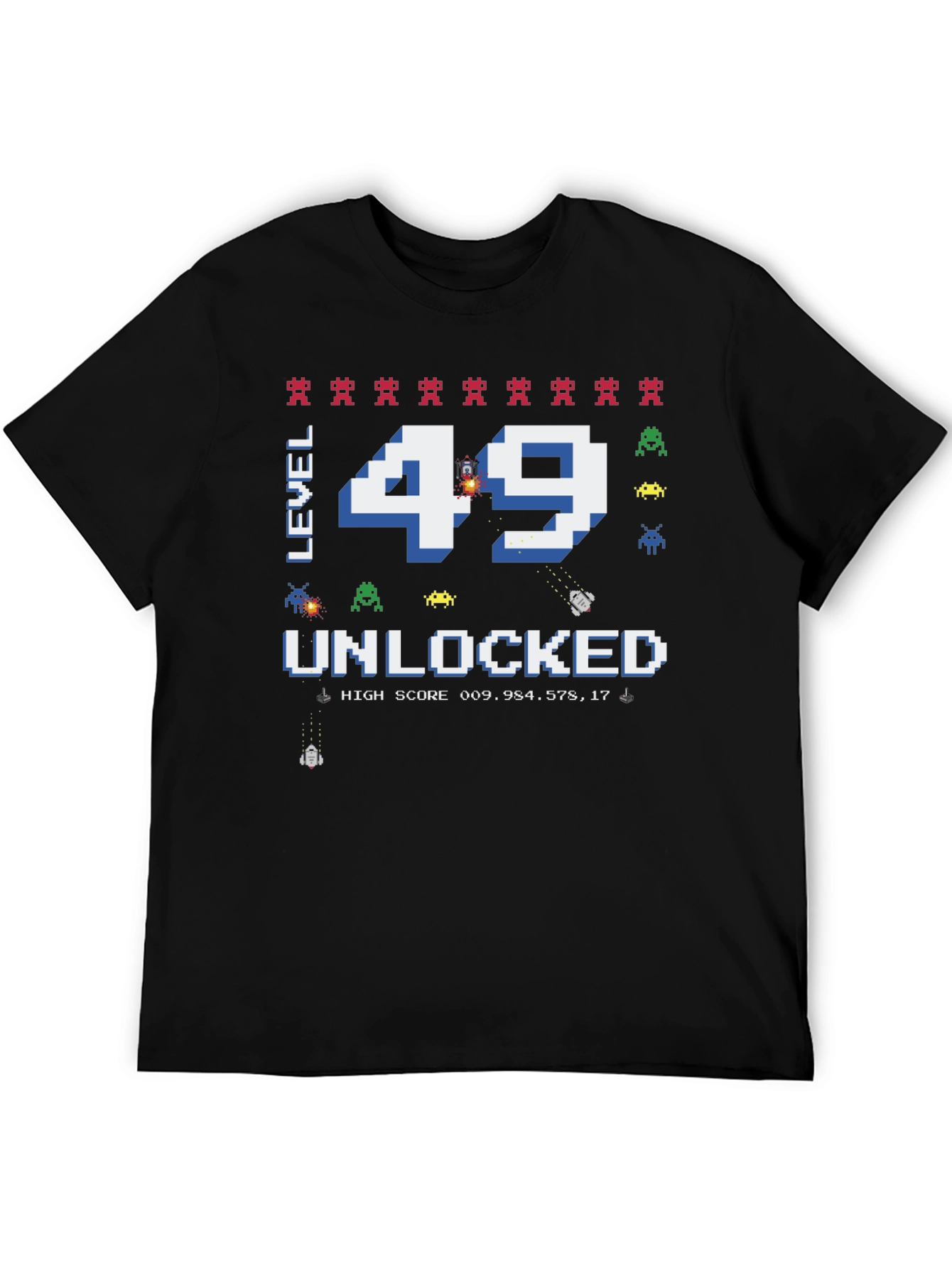 Level 49 Unlocked Gamer T-Shirt