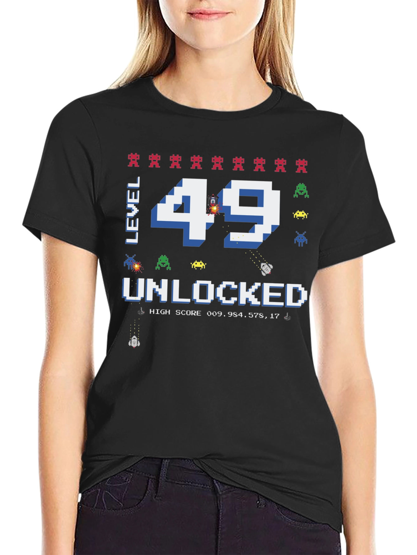 Level 49 Unlocked Gamer T-Shirt