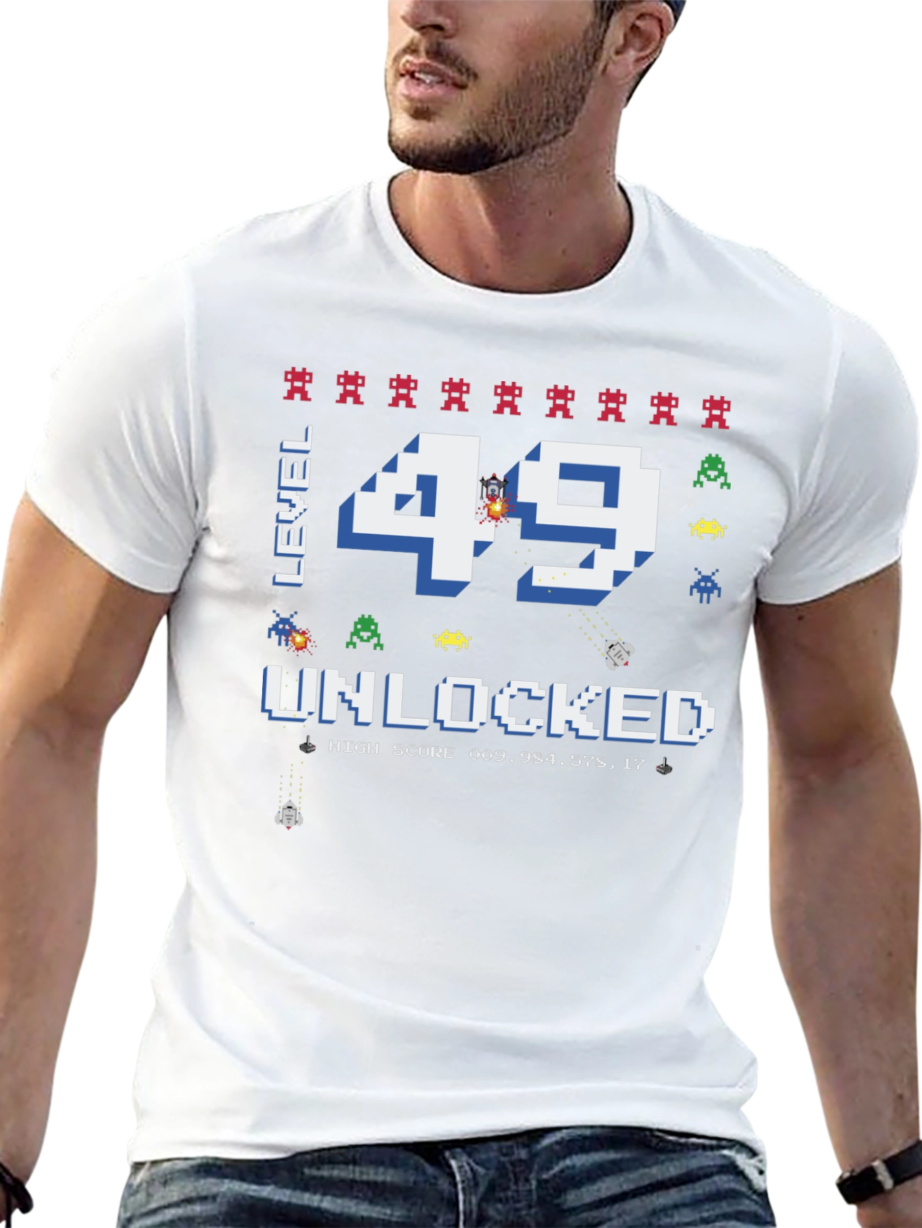 Level 49 Unlocked Gamer T-Shirt