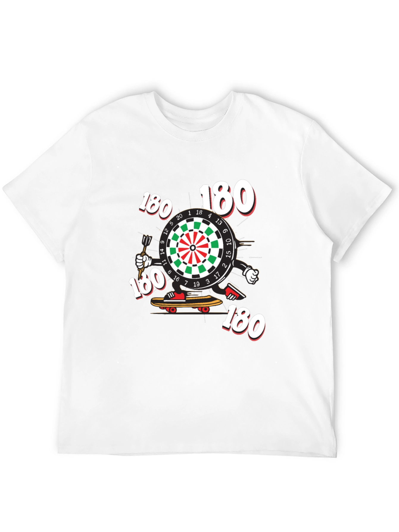 Darts 180 Graphic Black T-Shirt