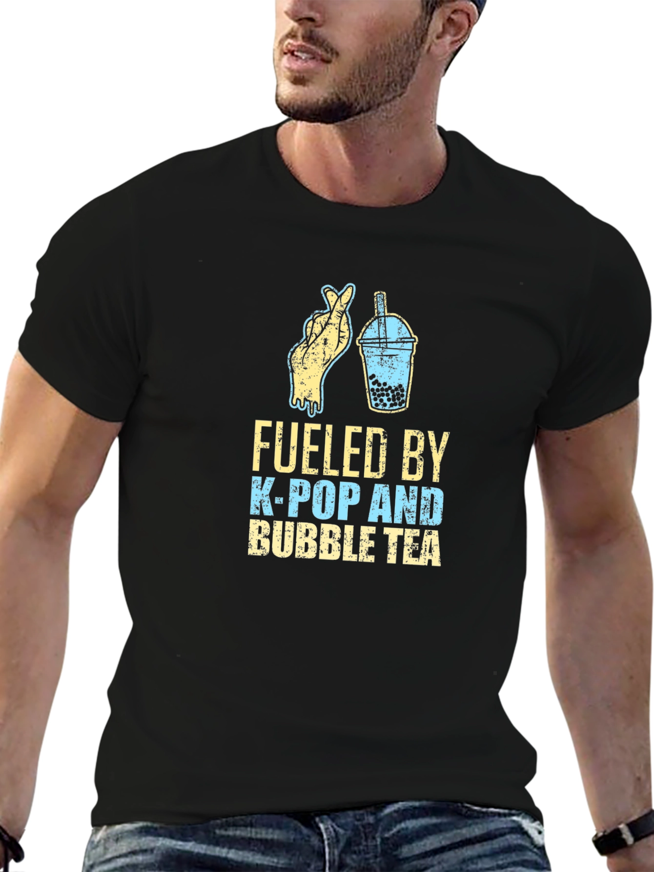 Fueled by K-Pop & Bubble Tea T-Shirt
