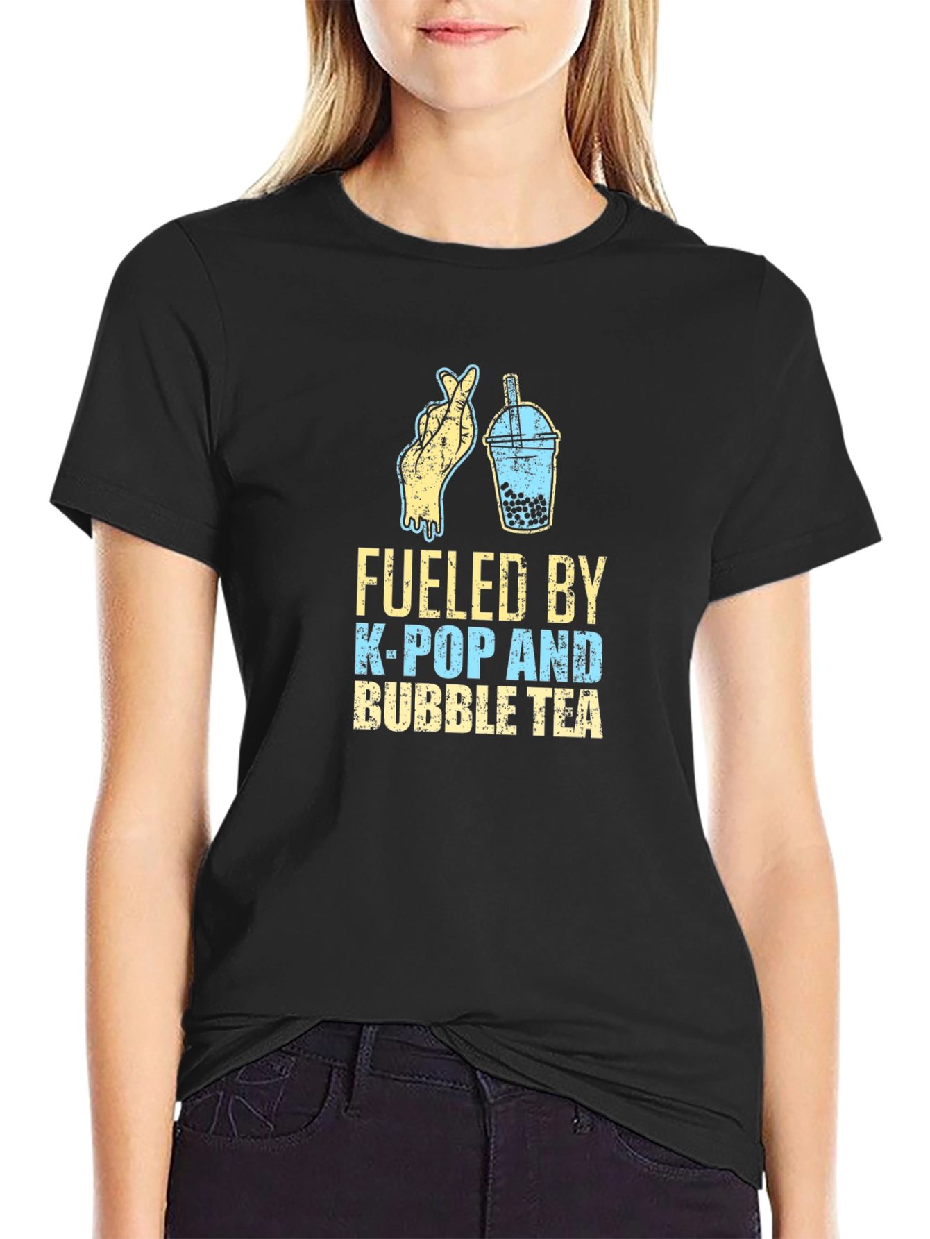 Fueled by K-Pop & Bubble Tea T-Shirt