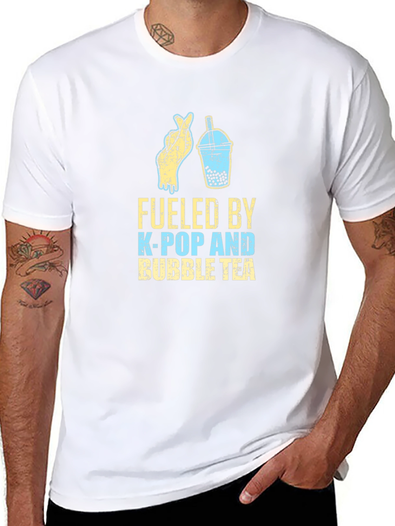 Fueled by K-Pop & Bubble Tea T-Shirt