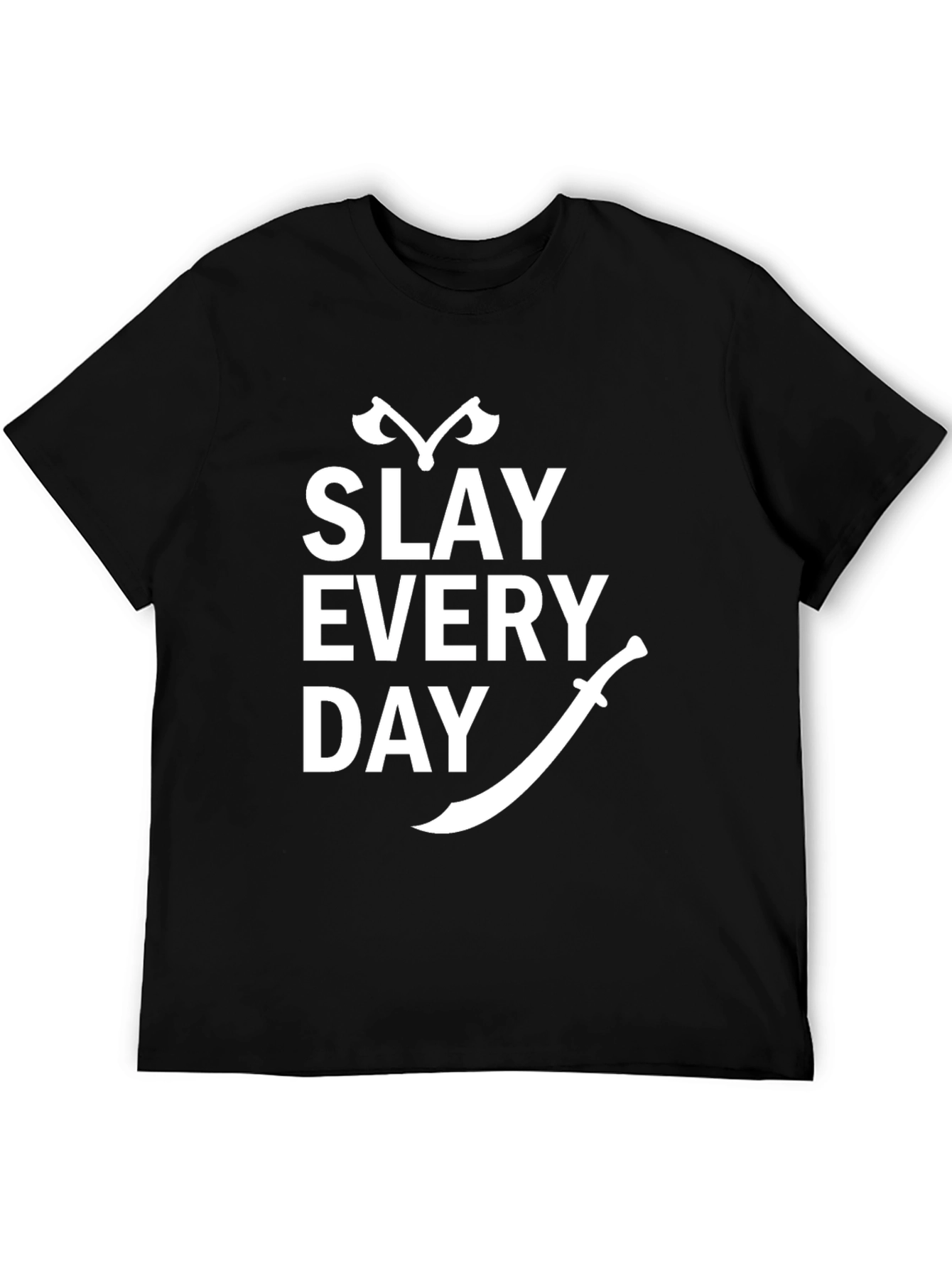 Slay Every Day Graphic Tee - Black