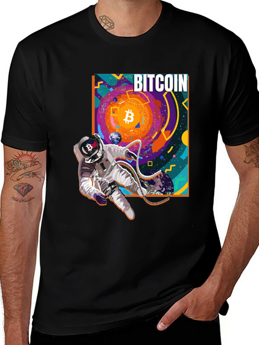 Bitcoin Astronaut Black T-Shirt