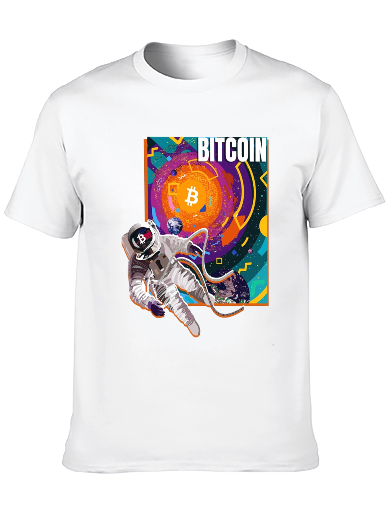 Bitcoin Astronaut Black T-Shirt
