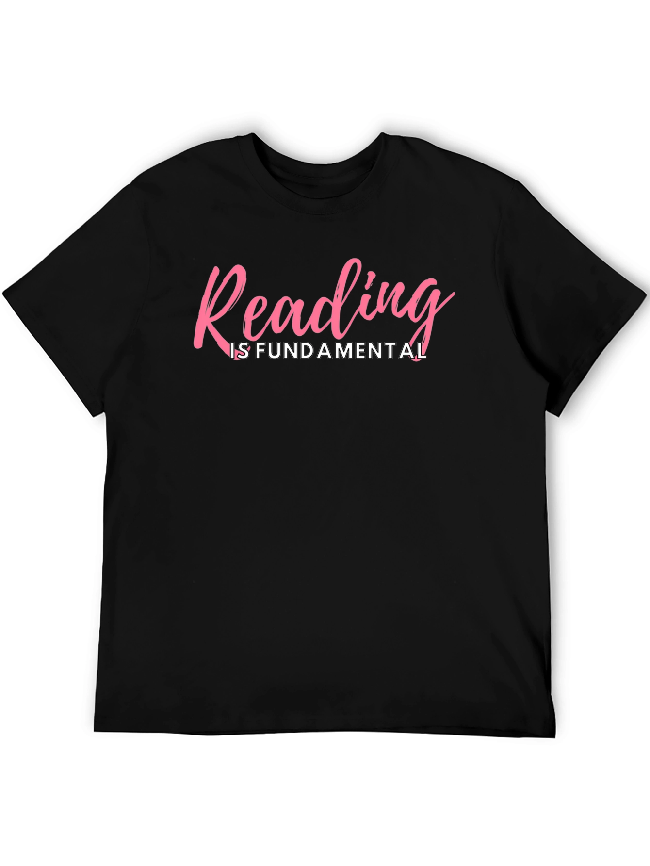 Reading is Fundamental Tee - Black Unisex T-Shirt