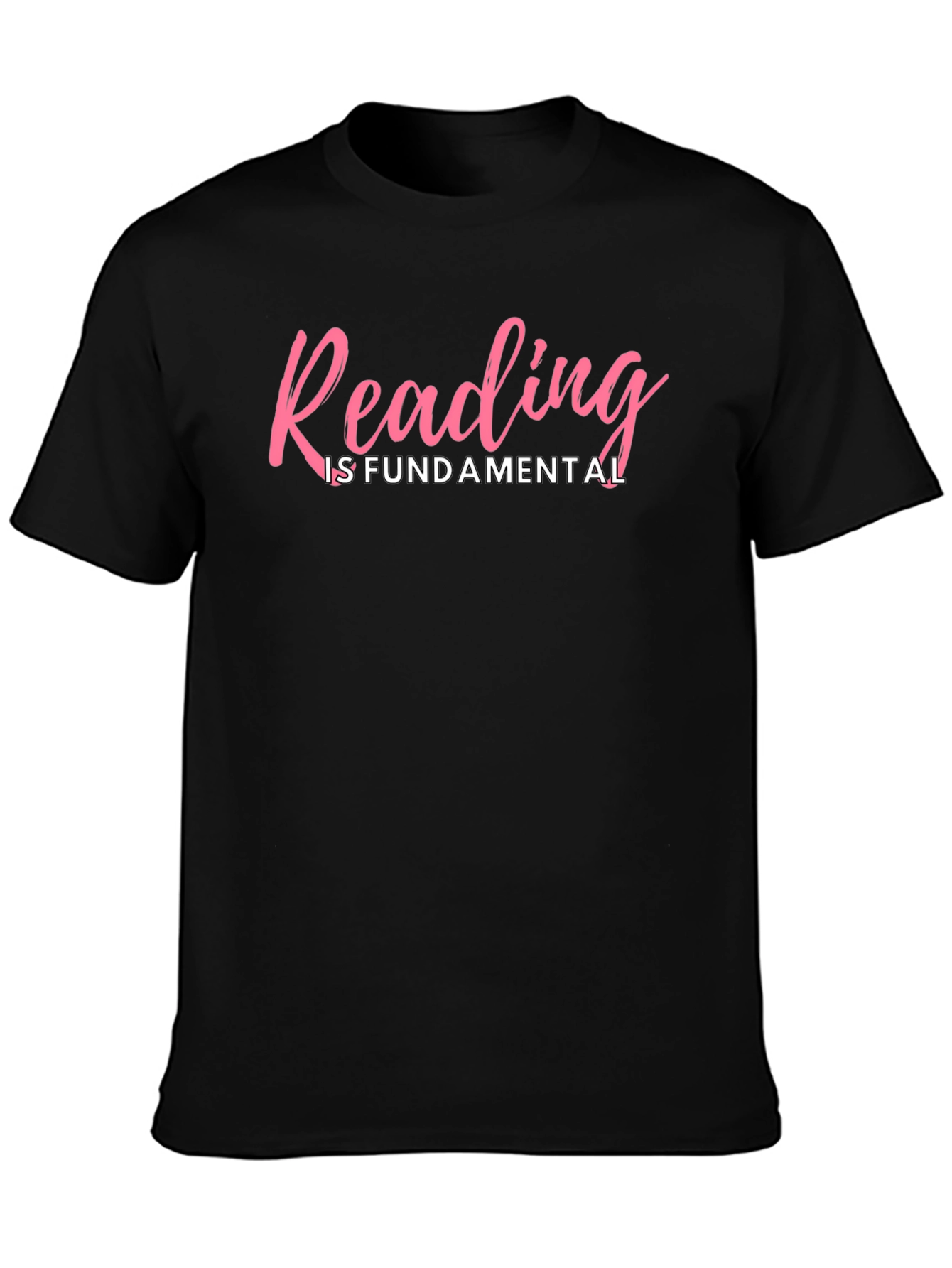 Reading is Fundamental Tee - Black Unisex T-Shirt