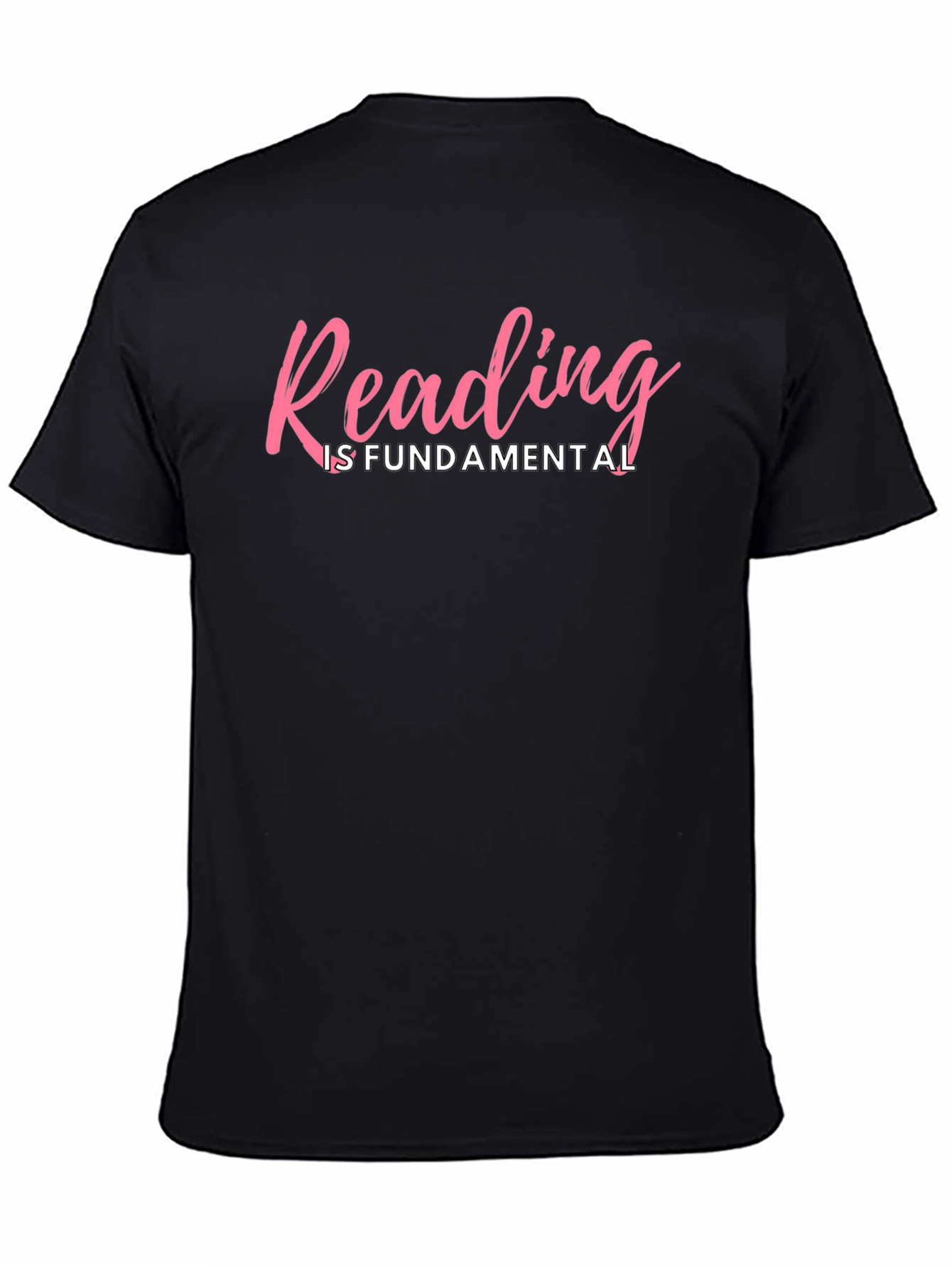 Reading is Fundamental Tee - Black Unisex T-Shirt