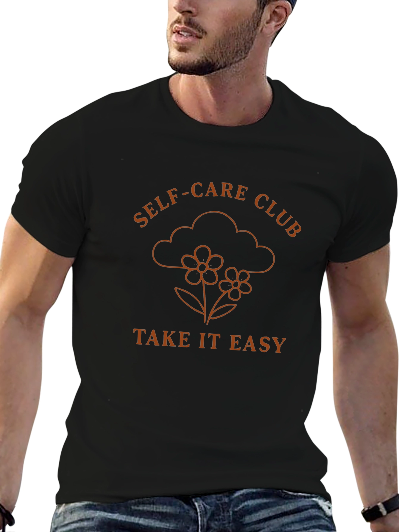 Self-Care Club Graphic Tee - Take It Easy