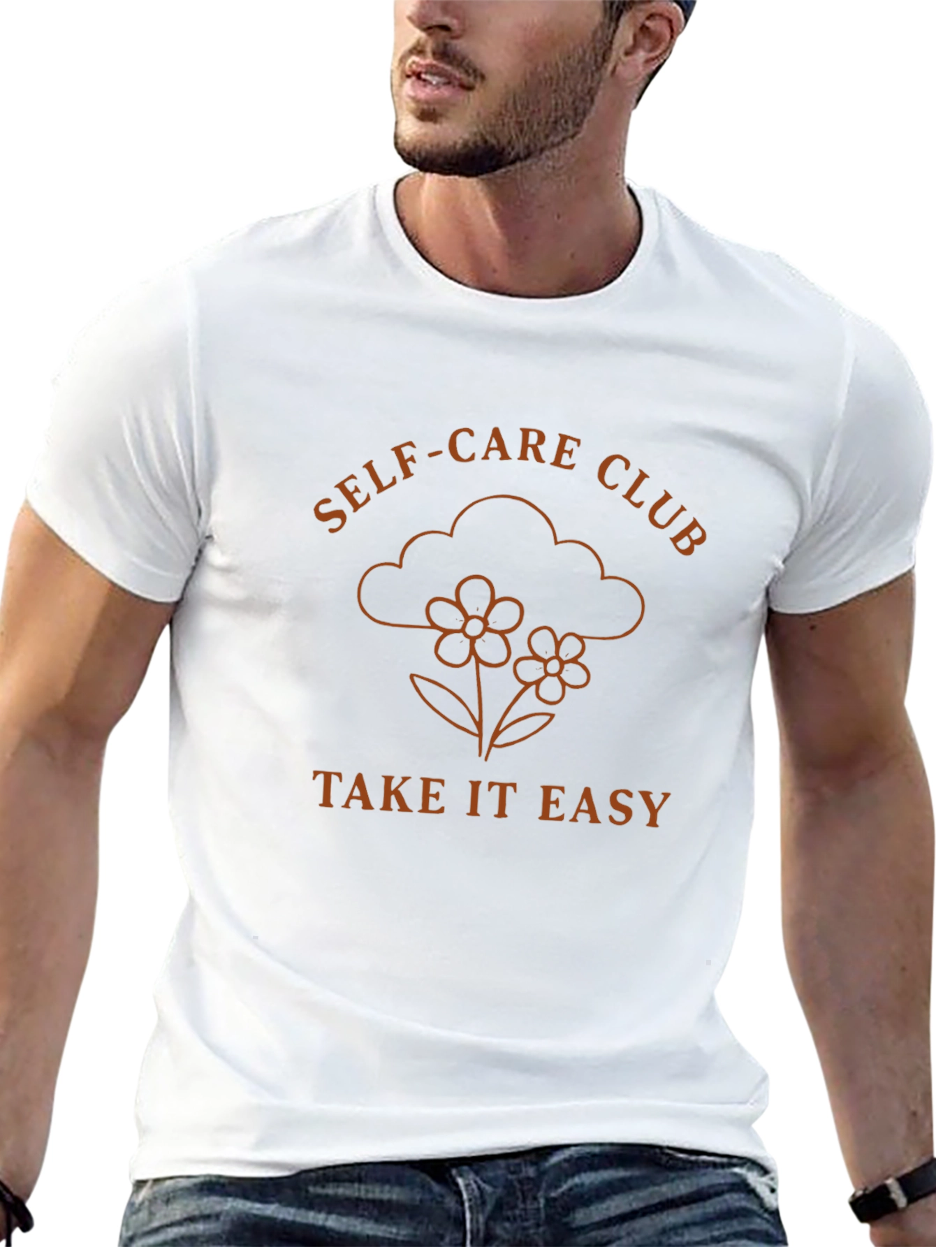 Self-Care Club Graphic Tee - Take It Easy